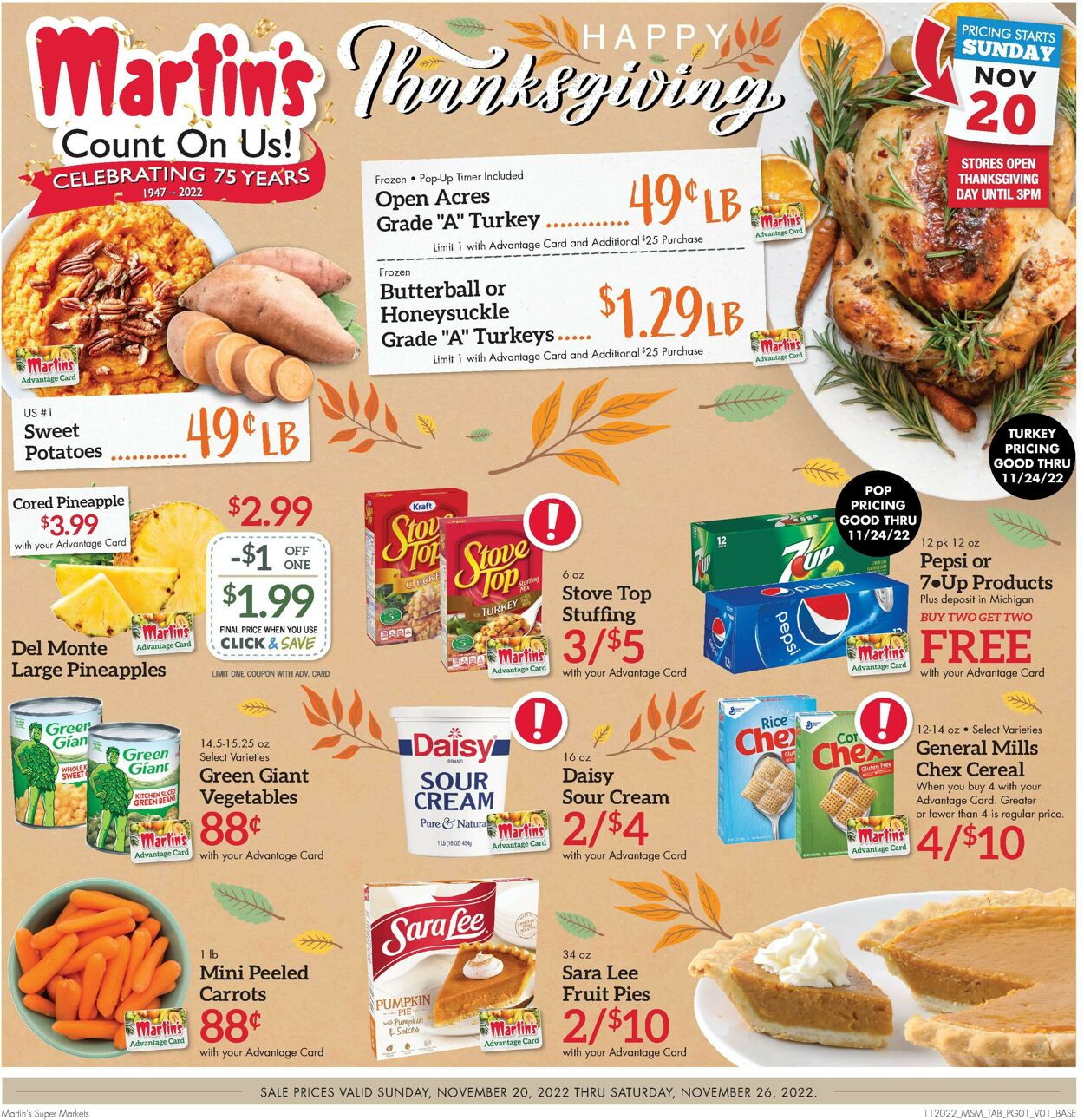 Martin’s Weekly Ad Circular - valid 11/20-11/26/2022