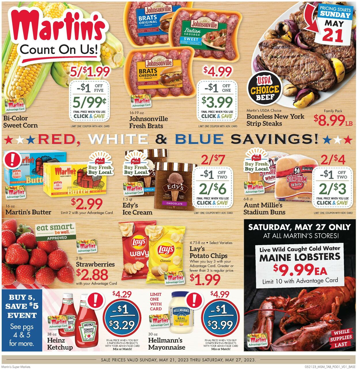 Martin’s Weekly Ad Circular - valid 05/21-05/27/2023