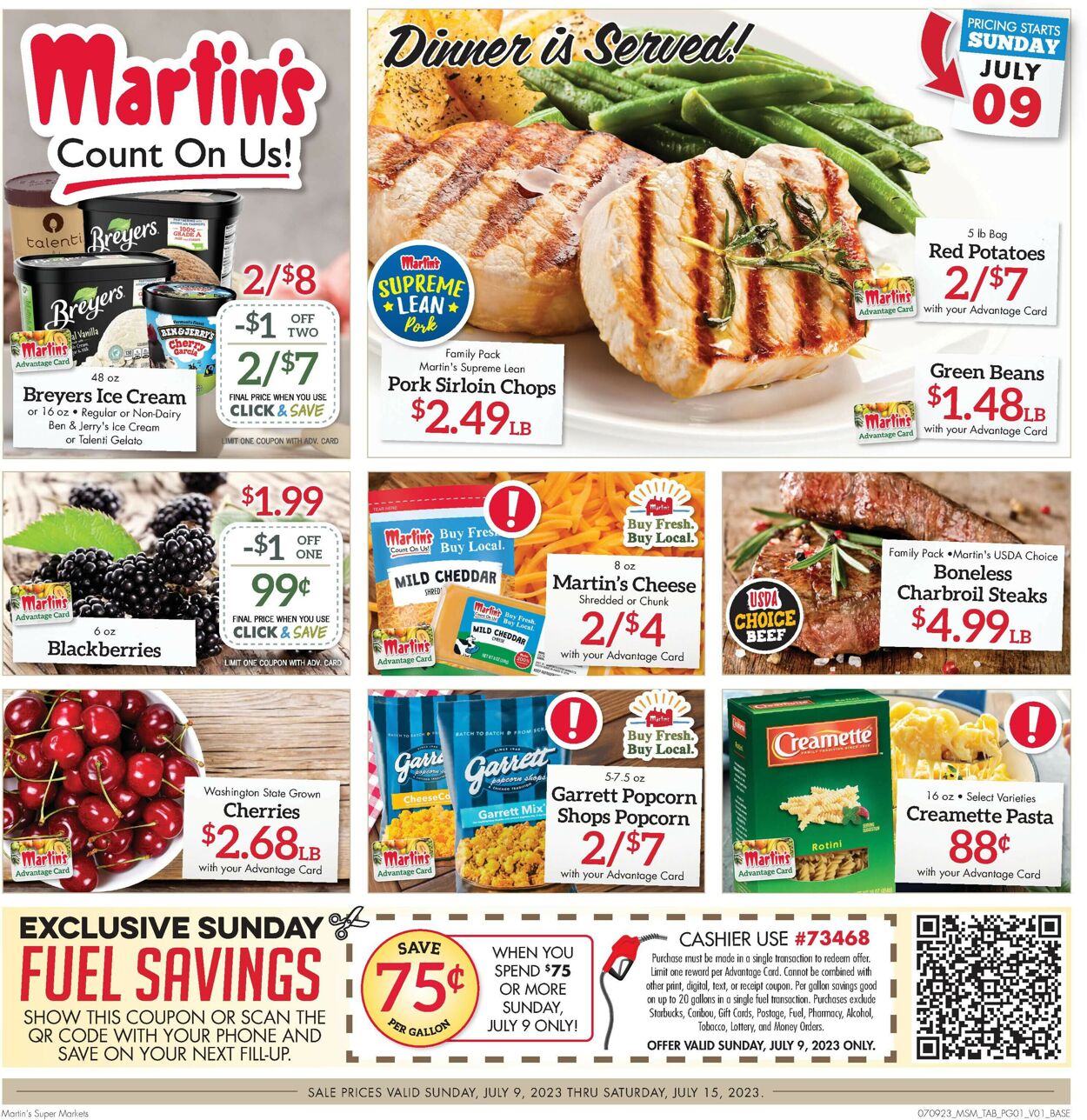 Martin’s Weekly Ad Circular - valid 07/09-07/15/2023