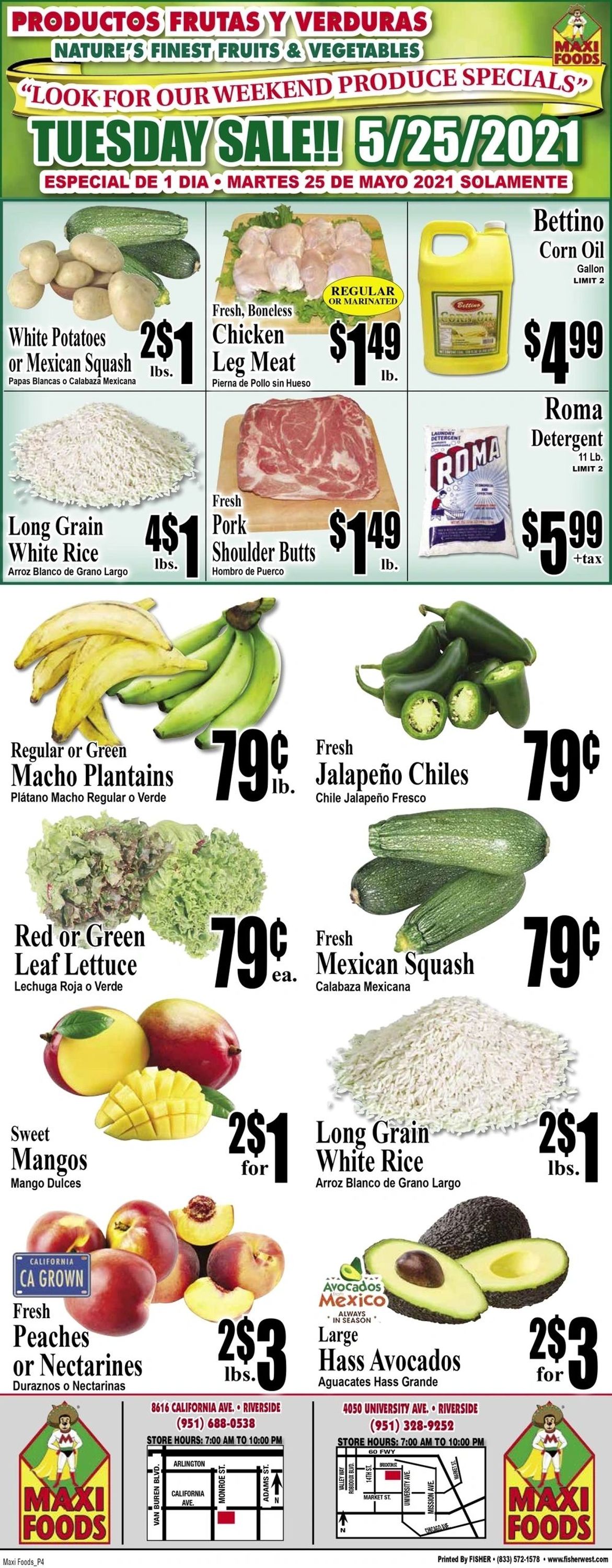 Maxi Foods Weekly Ad Circular - valid 05/19-05/25/2021 (Page 4)