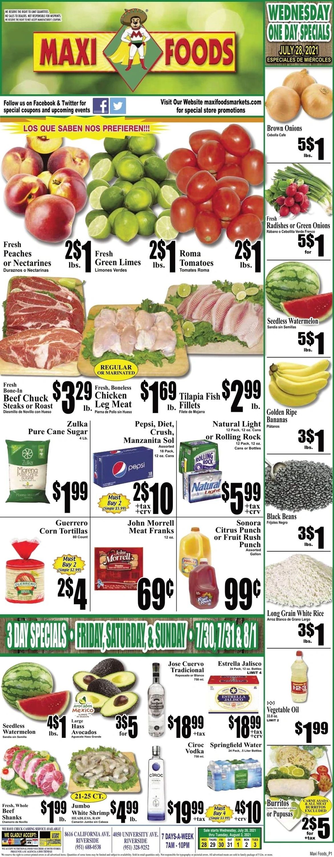 Maxi Foods Weekly Ad Circular - valid 07/28-08/03/2021
