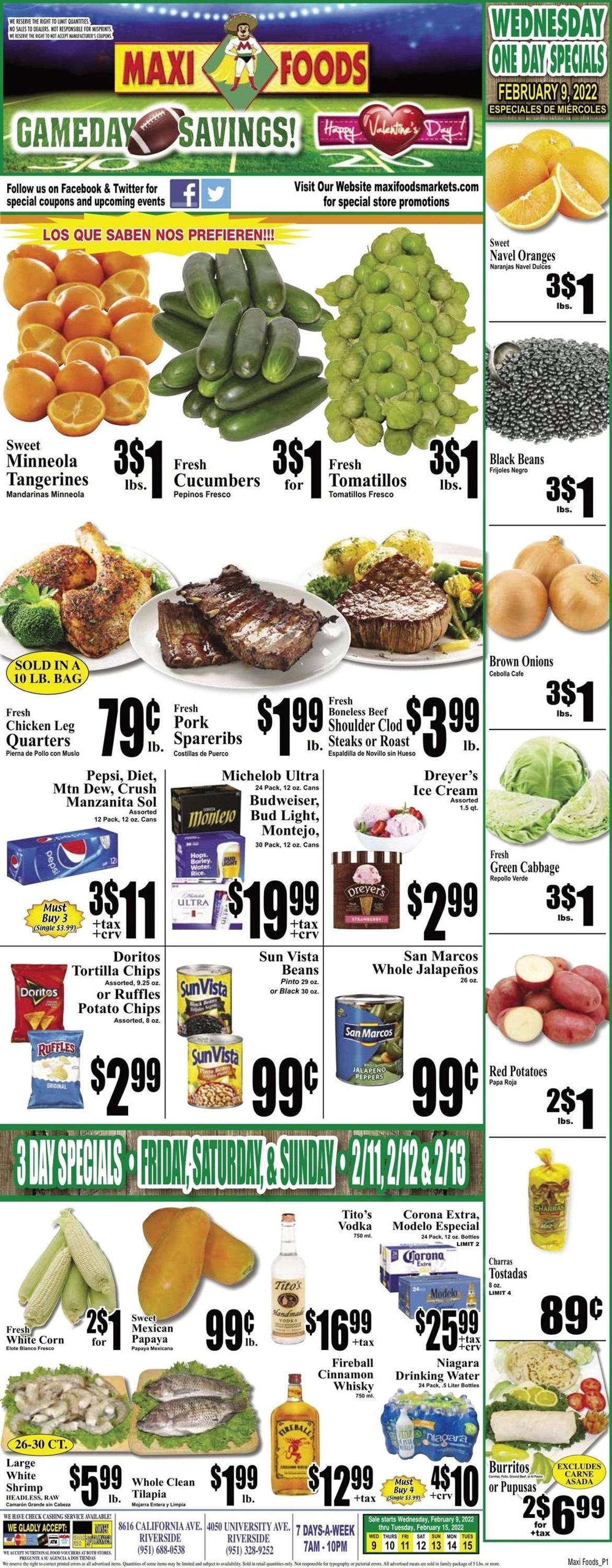 Maxi Foods Weekly Ad Circular - valid 02/09-02/15/2022