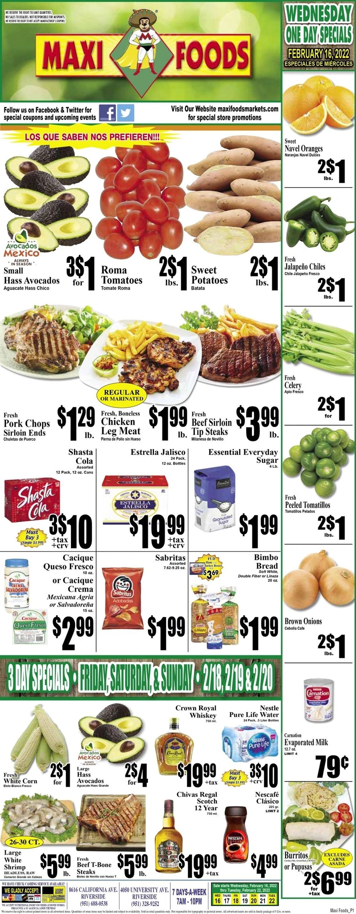 Maxi Foods Weekly Ad Circular - valid 02/16-02/22/2022