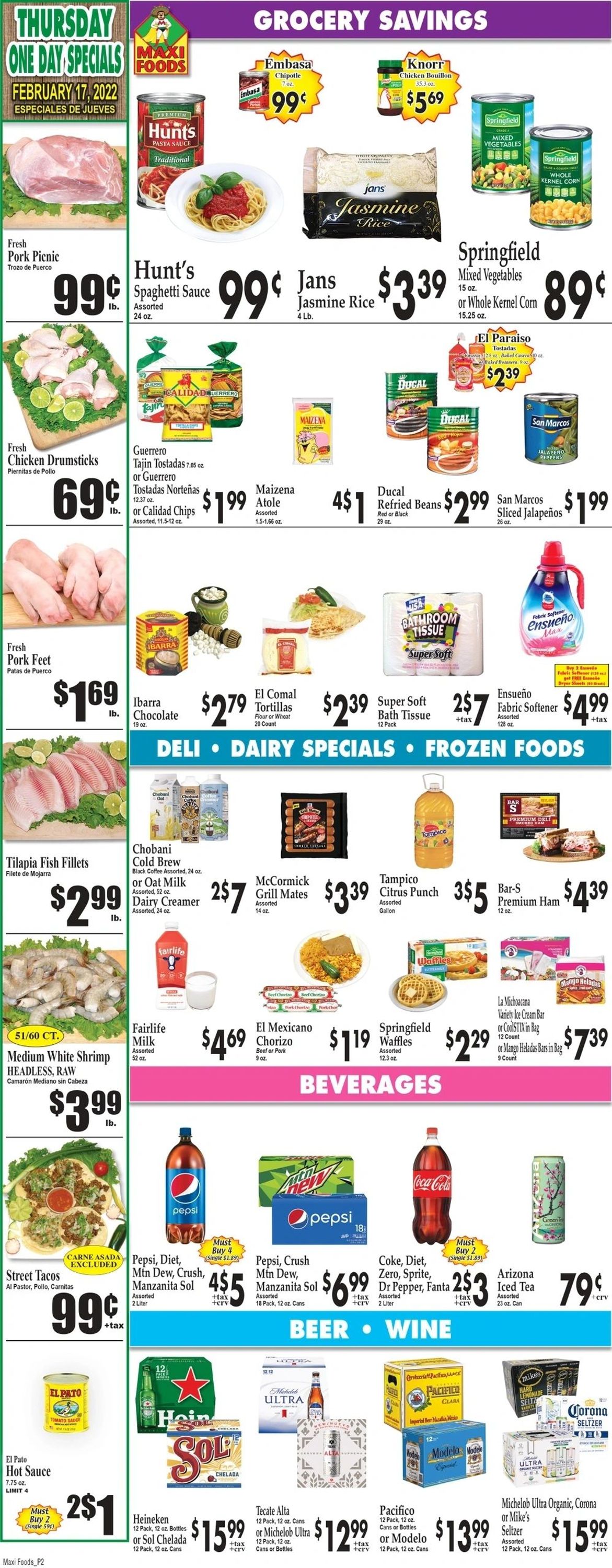 Maxi Foods Weekly Ad Circular - valid 02/16-02/22/2022 (Page 4)