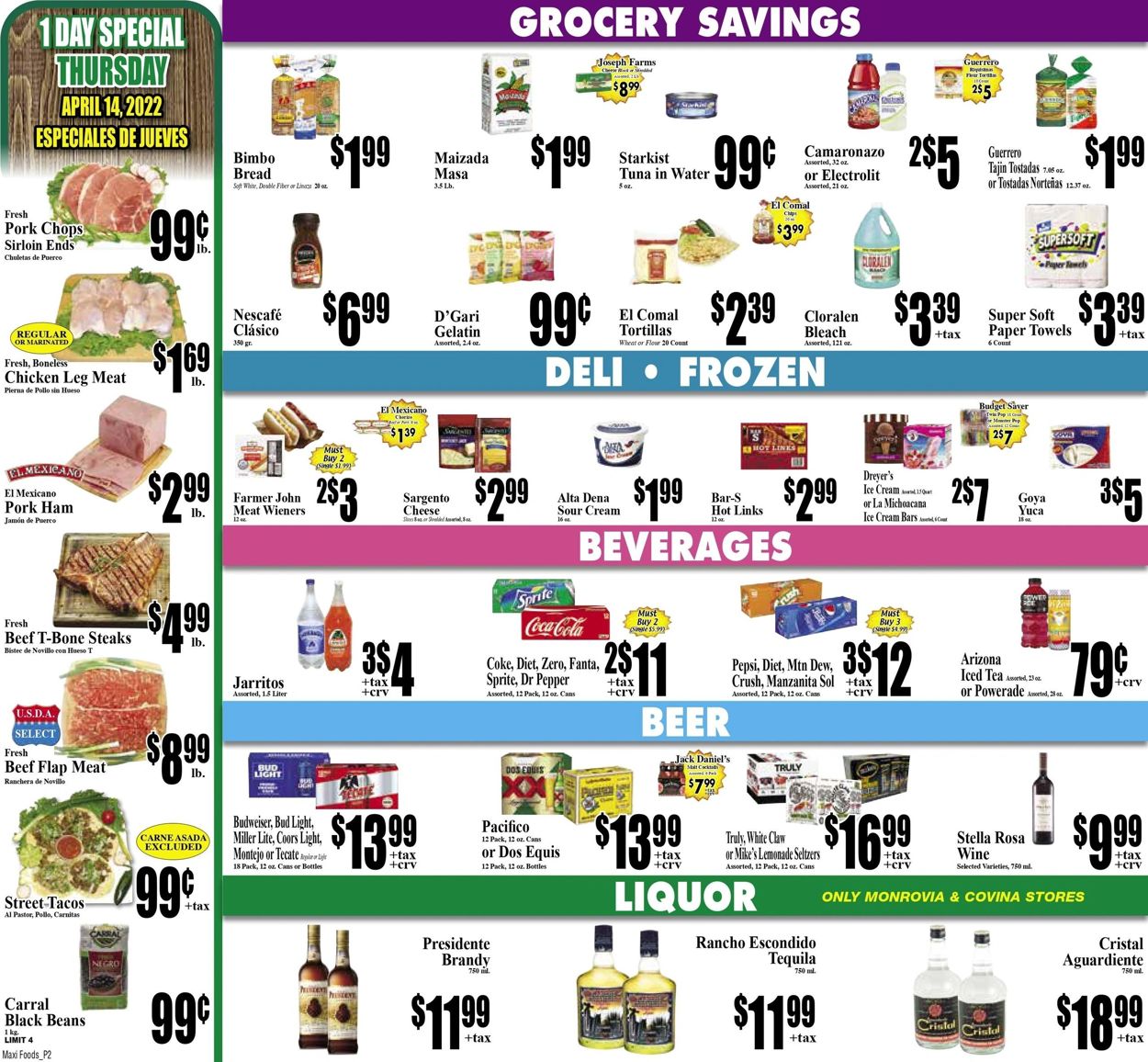 Maxi Foods EASTER 2022 Weekly Ad Circular - valid 04/13-04/19/2022 (Page 3)