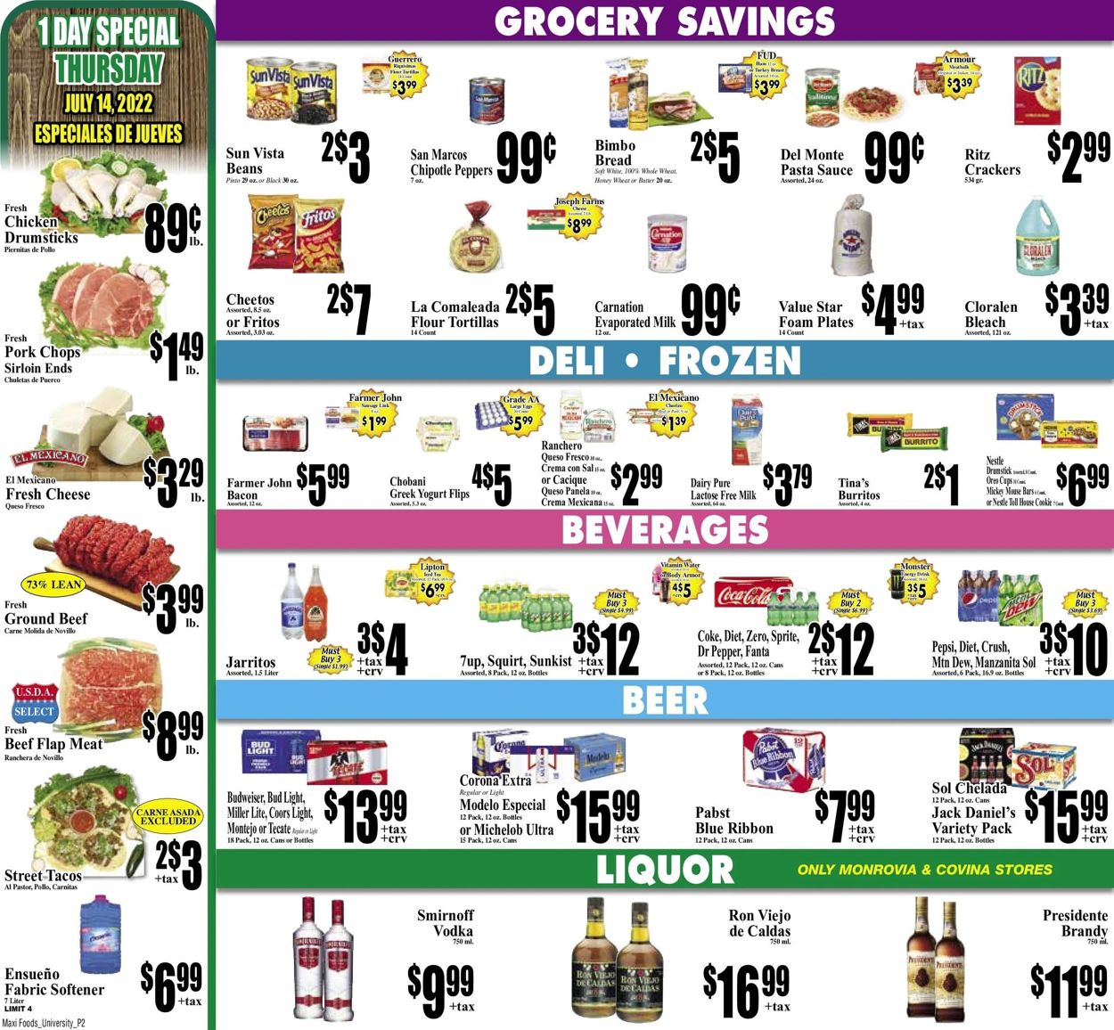 Maxi Foods Weekly Ad Circular - valid 07/13-07/19/2022 (Page 3)