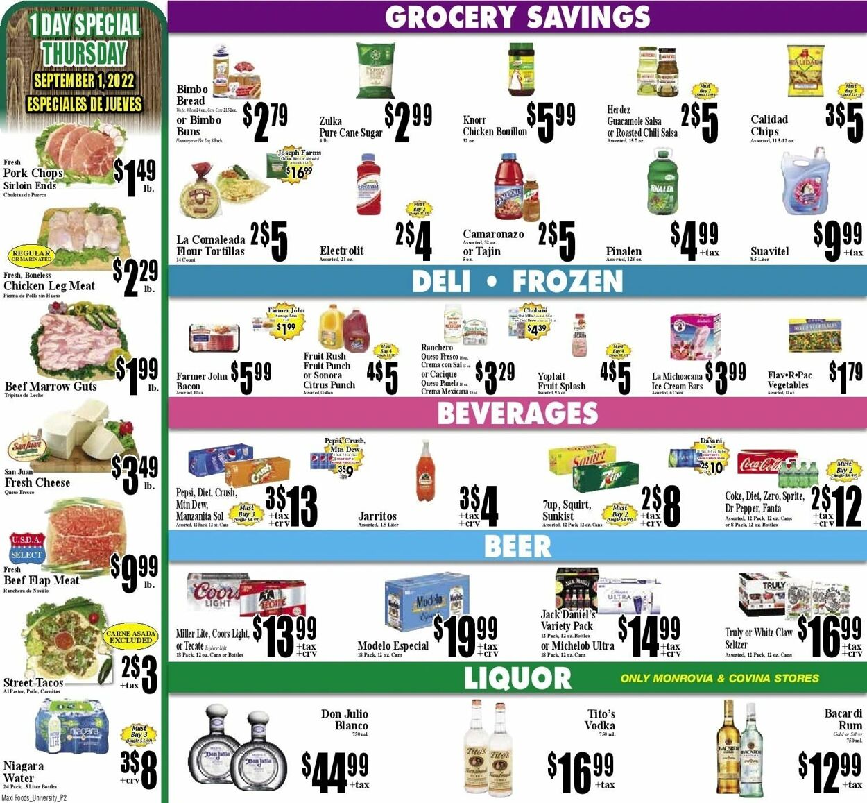 Maxi Foods Weekly Ad Circular - valid 08/31-09/06/2022 (Page 3)