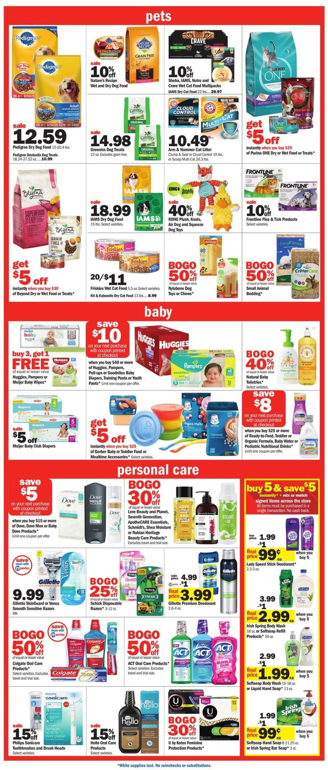 Meijer Weekly Ad Circular - valid 08/25-08/31/2019 (Page 13)