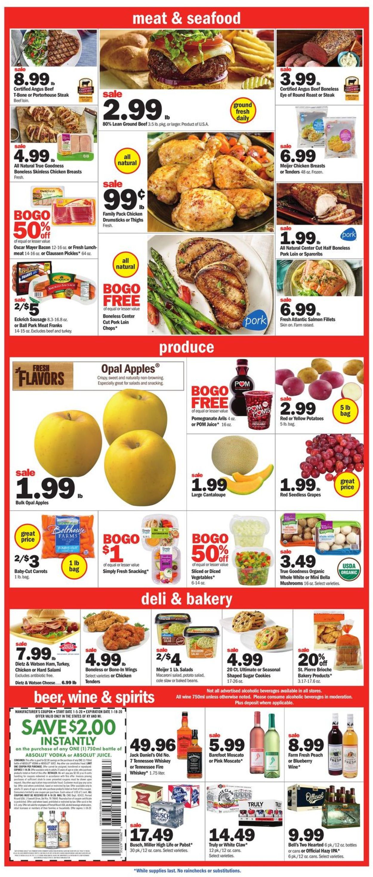 Meijer Weekly Ad Circular - valid 01/05-01/11/2020 (Page 2)