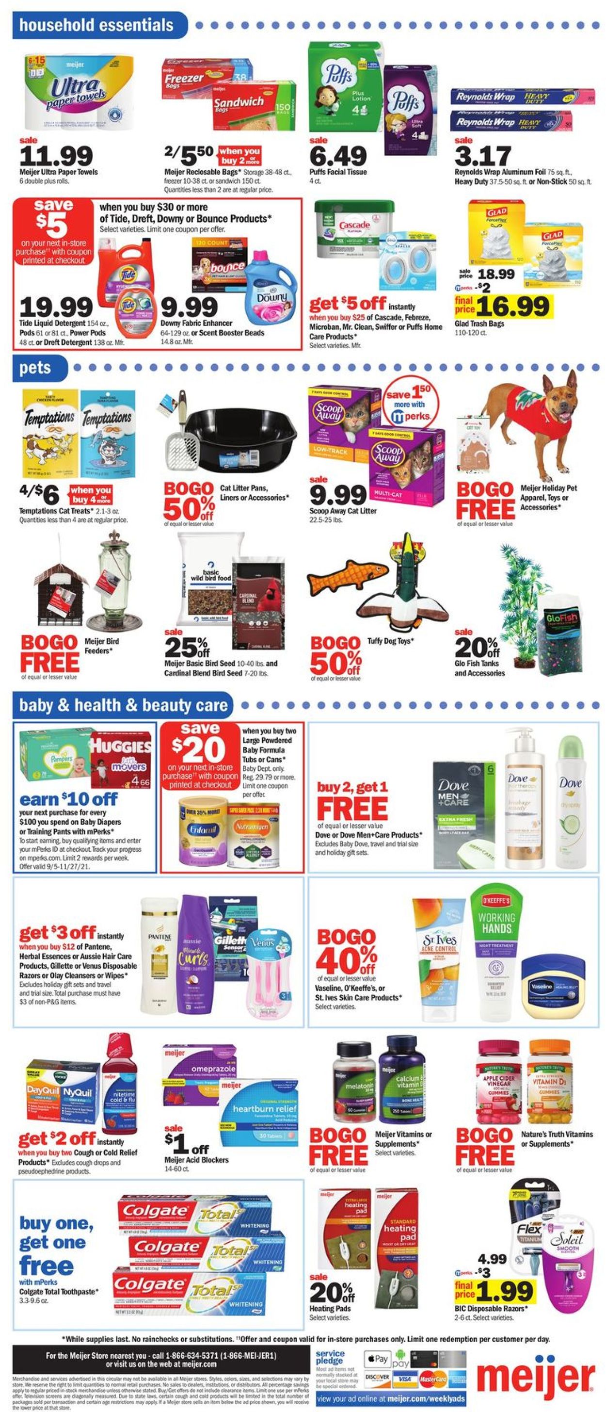 Meijer THANKSGIVING 2021 Weekly Ad Circular - valid 11/21-11/27/2021 (Page 13)