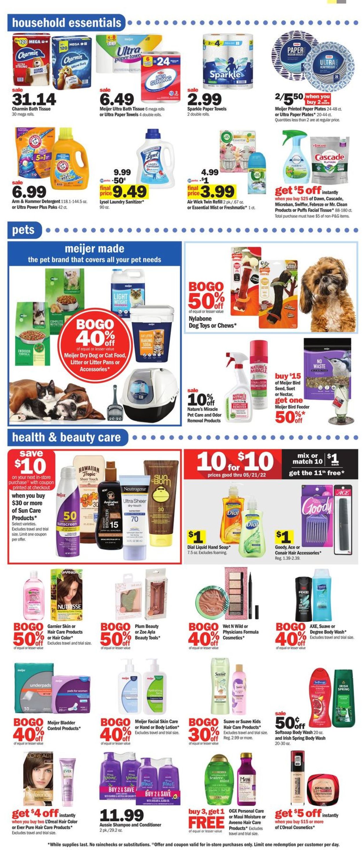 Meijer Weekly Ad Circular - valid 05/15-05/21/2022 (Page 15)