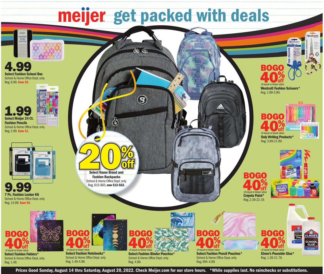 Meijer Weekly Ad Circular - valid 08/14-08/20/2022