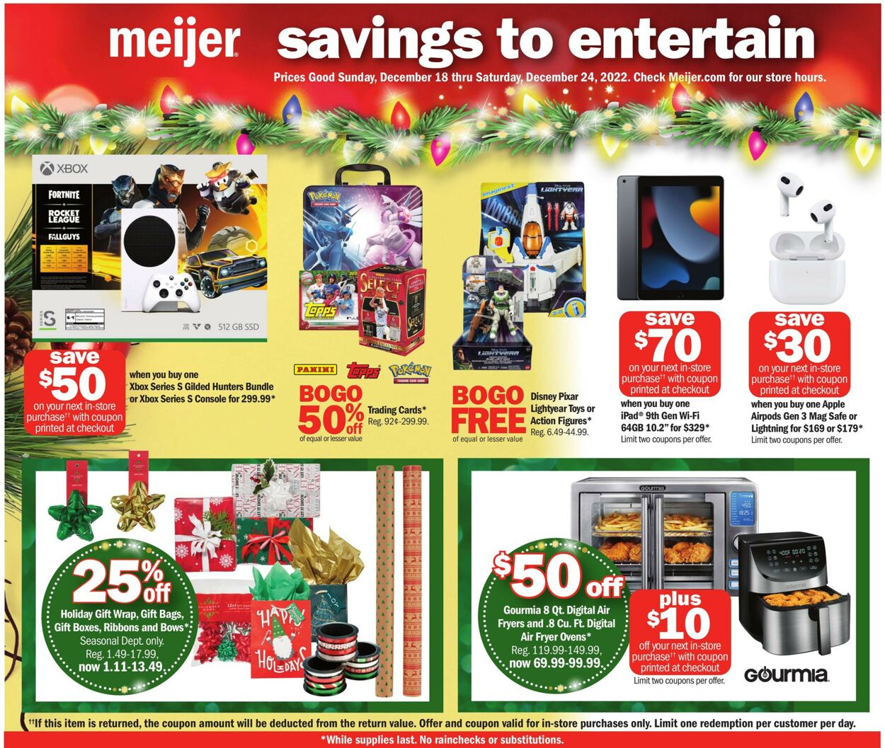 Meijer Weekly Ad Circular - valid 12/18-12/24/2022