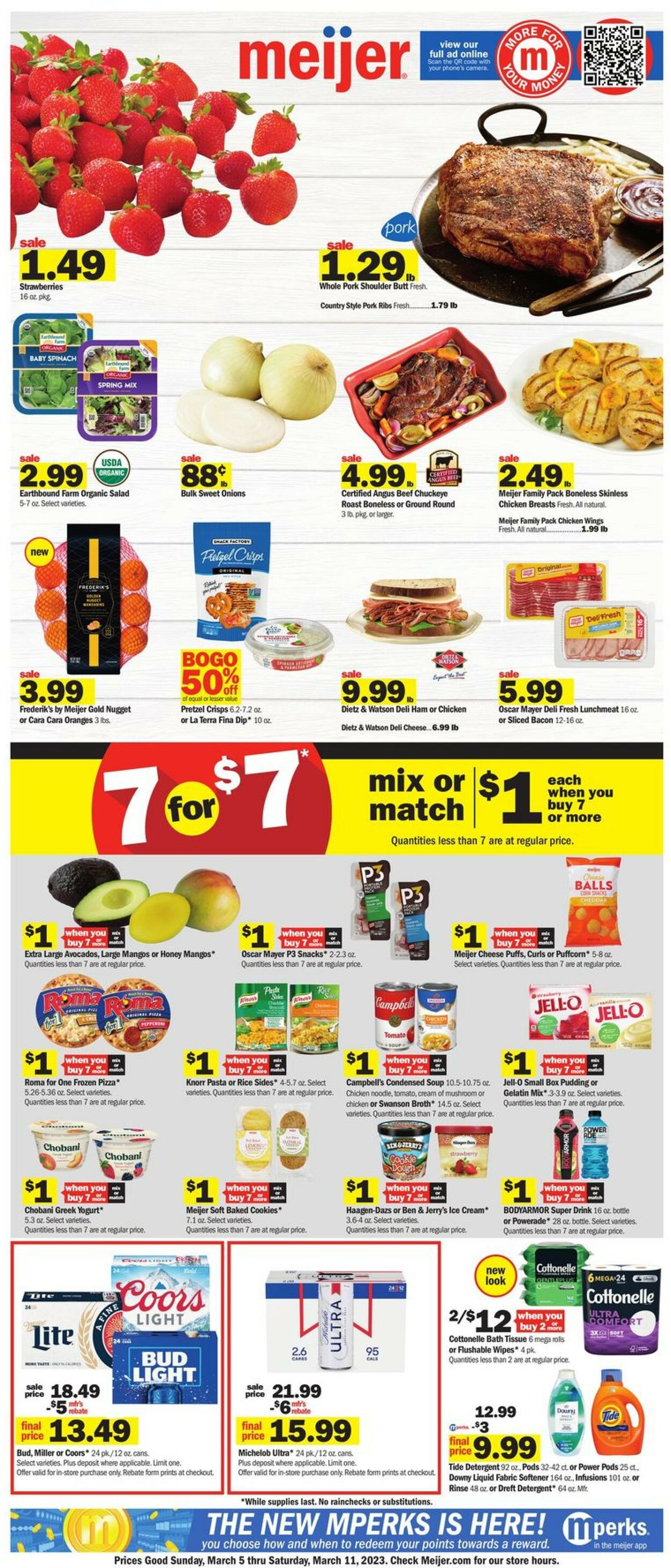 Meijer Weekly Ad Circular - valid 03/05-03/11/2023