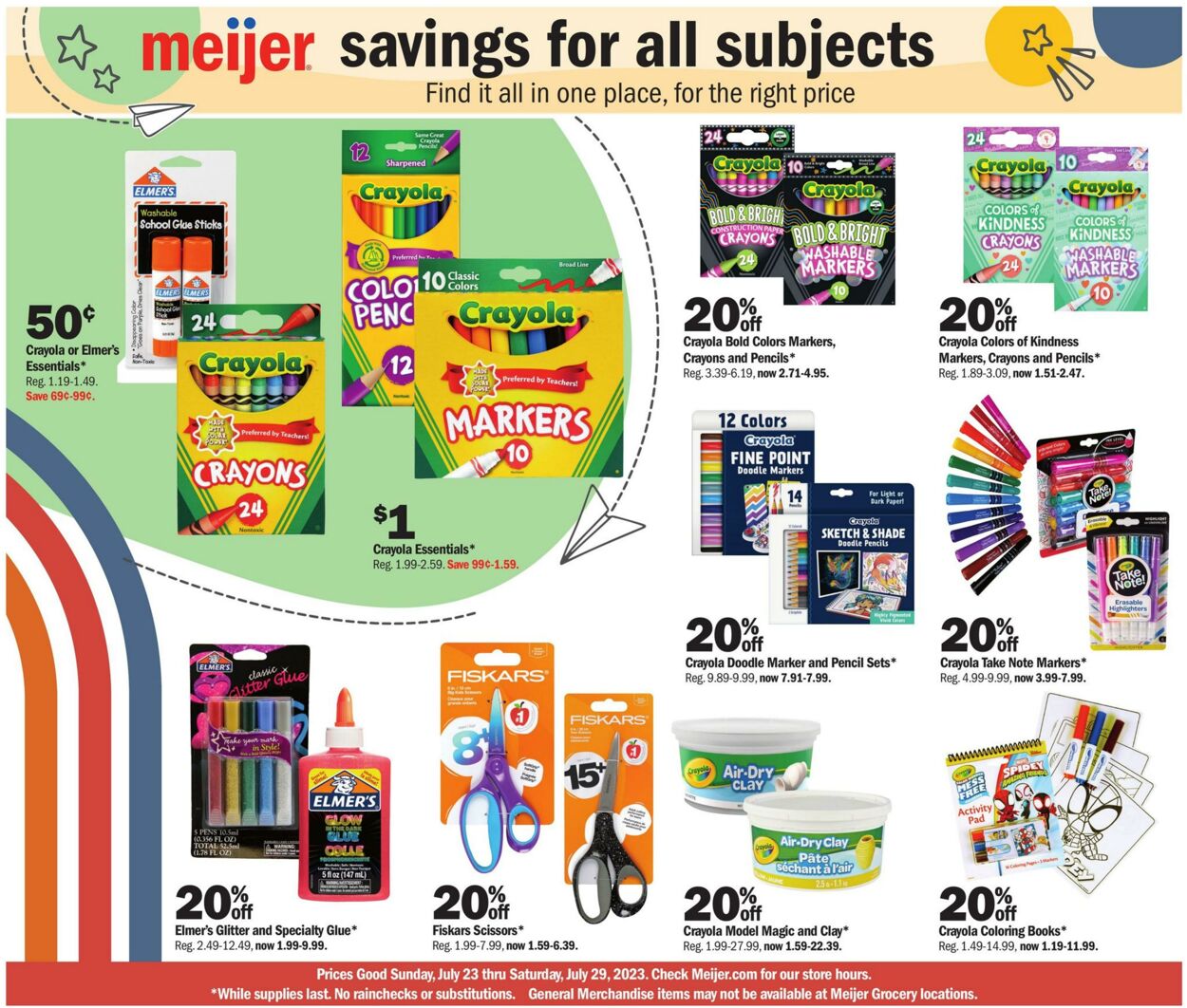Meijer Weekly Ad Circular - valid 07/23-07/29/2023