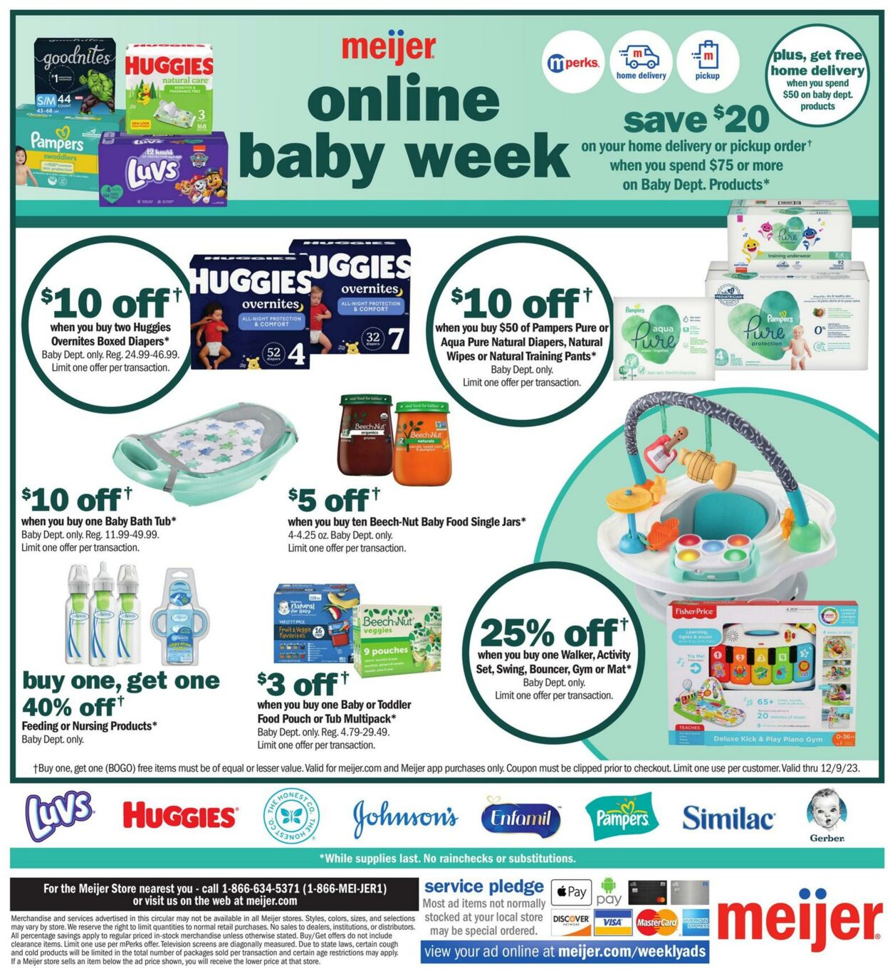 Meijer Weekly Ad Circular - valid 12/03-12/09/2023 (Page 2)