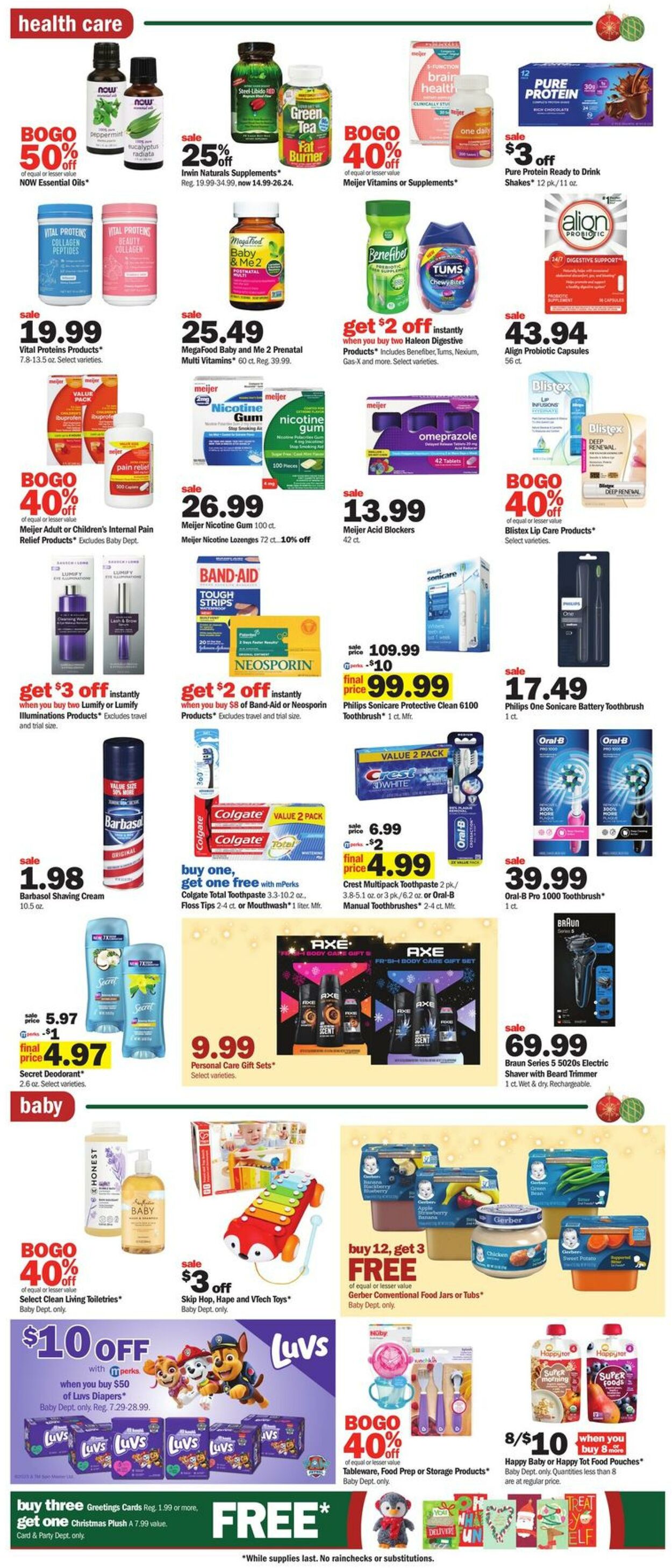 Meijer Weekly Ad Circular - valid 12/03-12/09/2023 (Page 17)