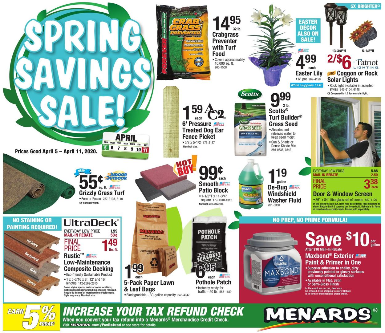 Menards Weekly Ad Circular - valid 04/05-04/11/2020 (Page 5)