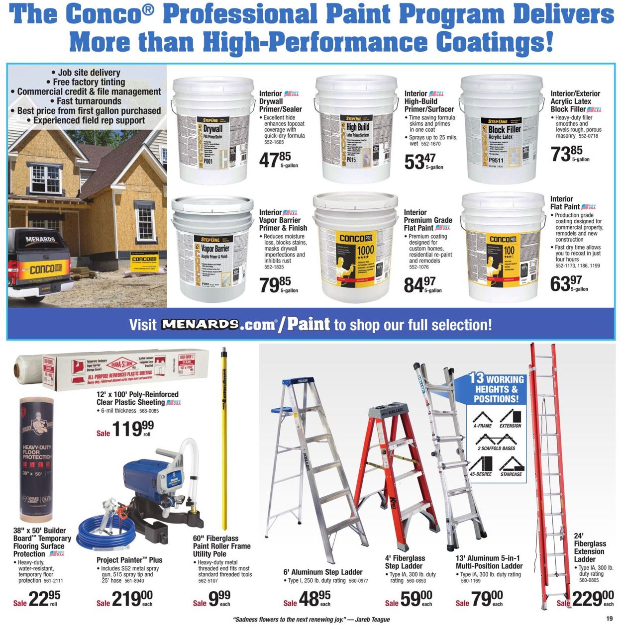 Menards Project Day Sale 2021 Weekly Ad Circular - valid 01/03-01/16/2021 (Page 19)