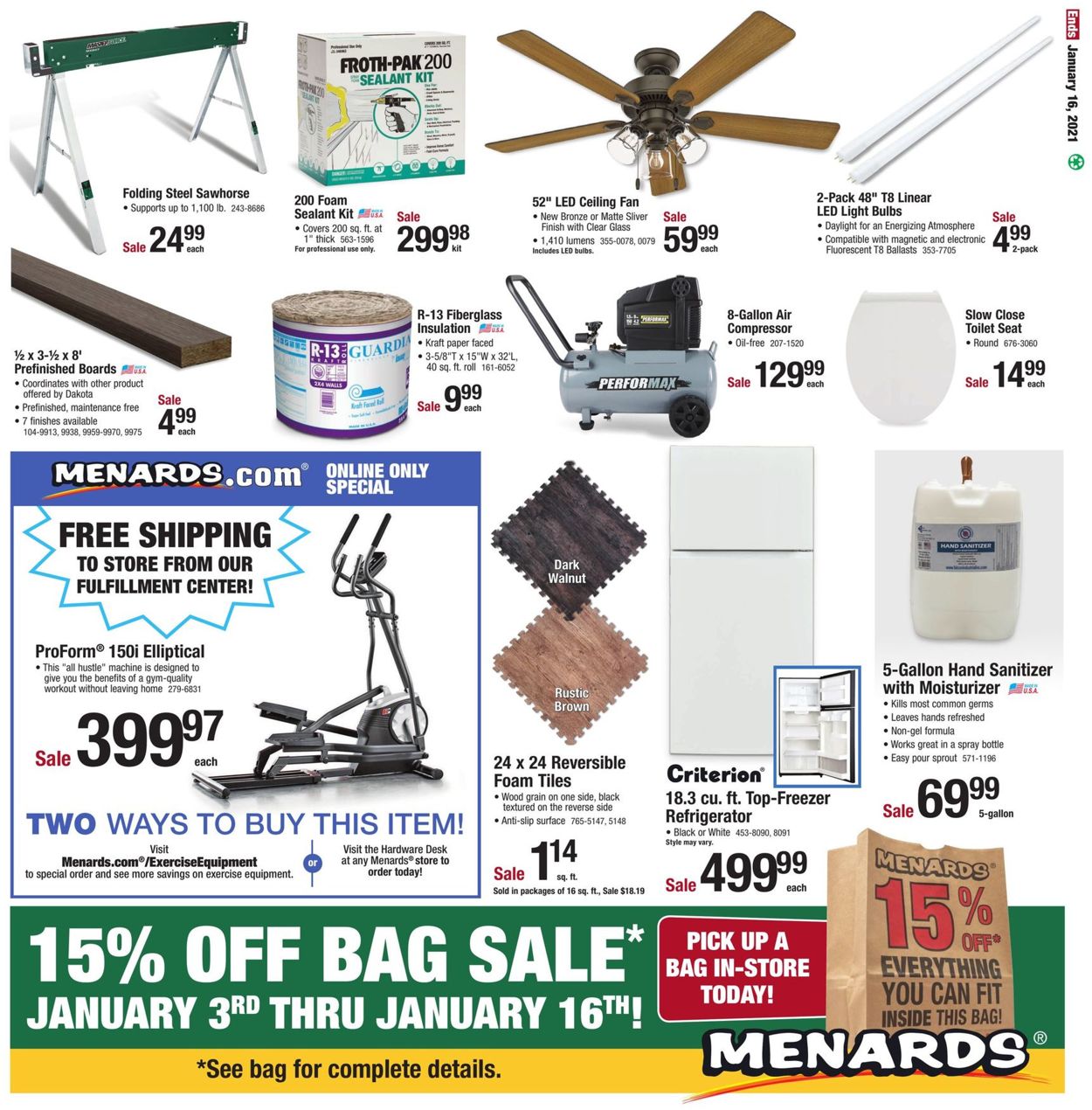 Menards Project Day Sale 2021 Weekly Ad Circular - valid 01/03-01/16/2021 (Page 24)