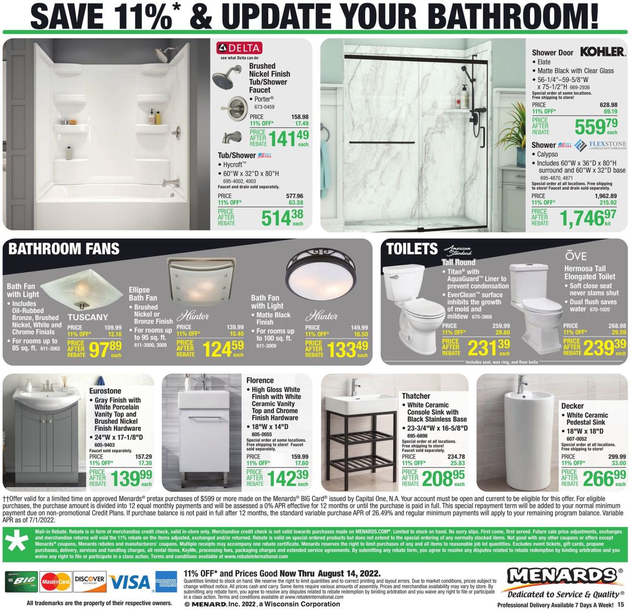 Menards Weekly Ad Circular - valid 08/04-08/14/2022 (Page 20)