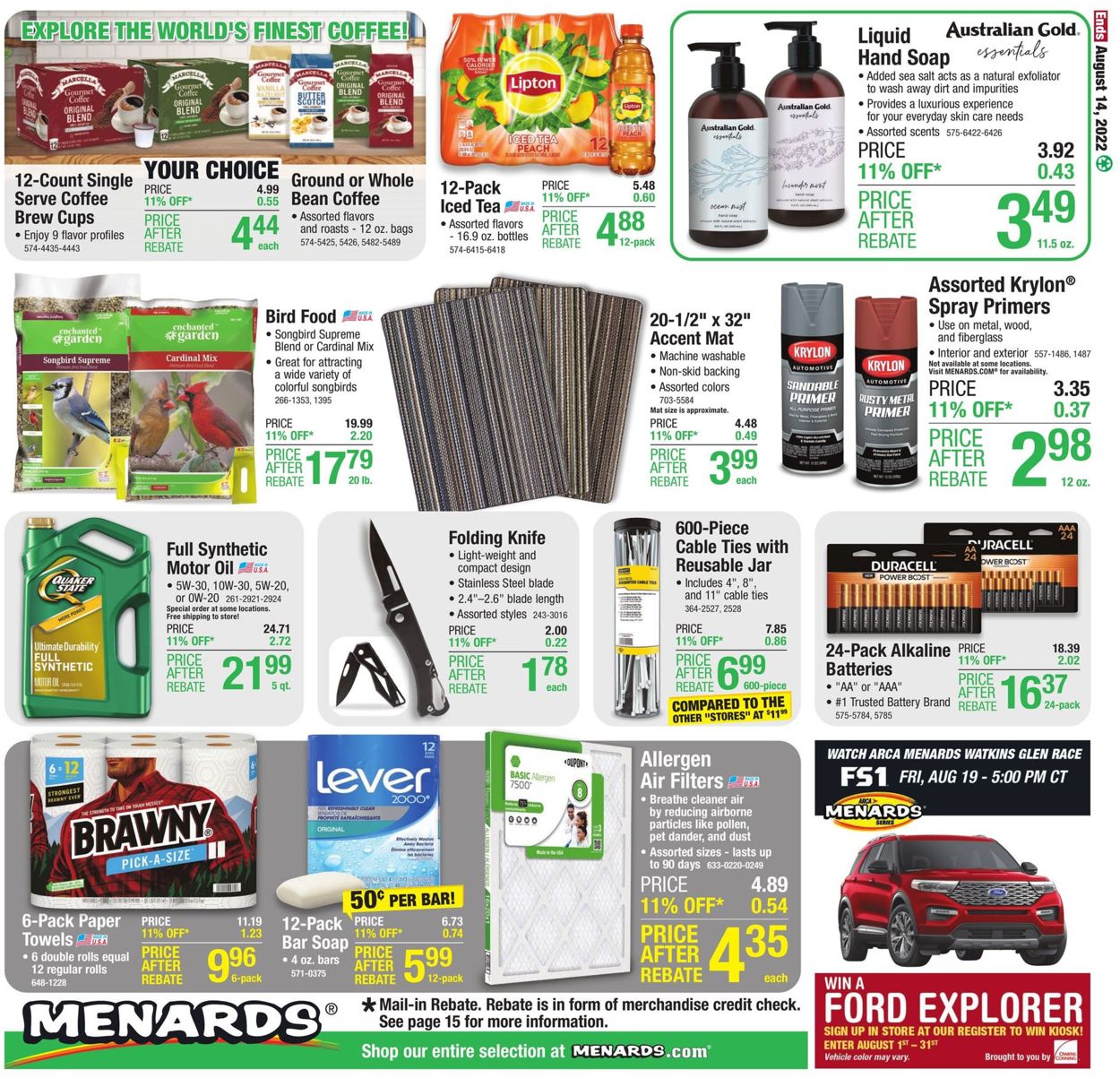 Menards Weekly Ad Circular - valid 08/04-08/14/2022 (Page 21)