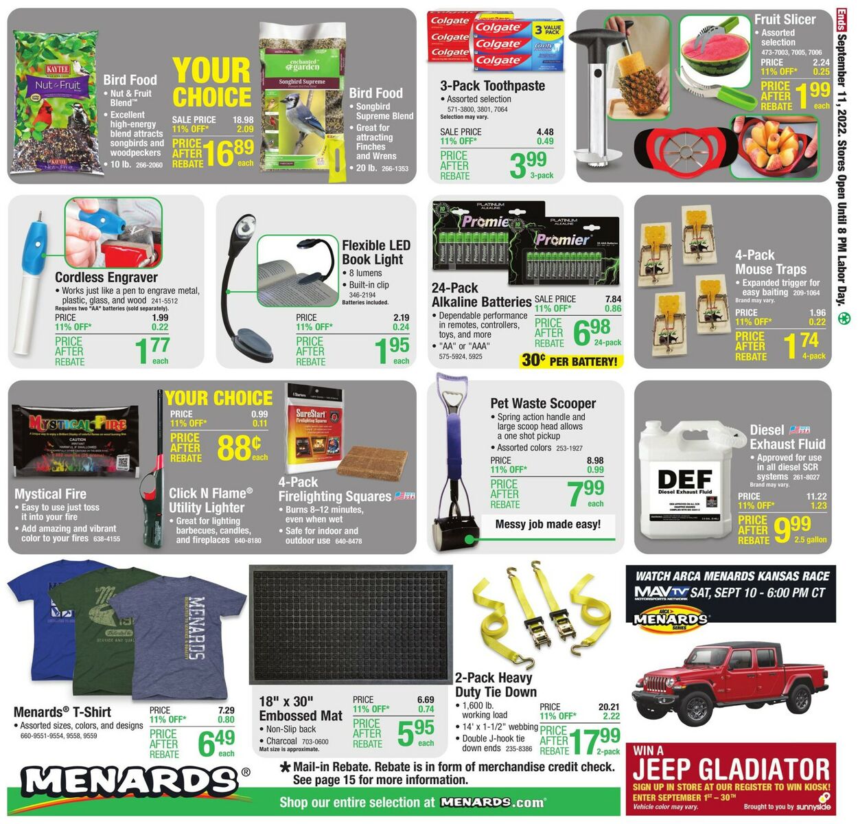 Menards Weekly Ad Circular - valid 09/01-09/11/2022 (Page 22)
