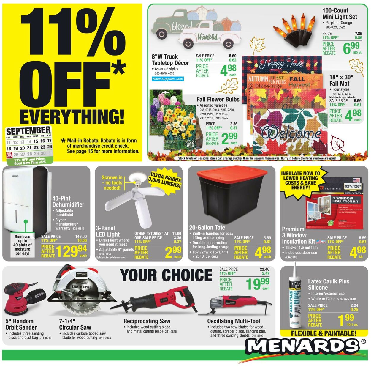 Menards Weekly Ad Circular - valid 09/14-09/25/2022