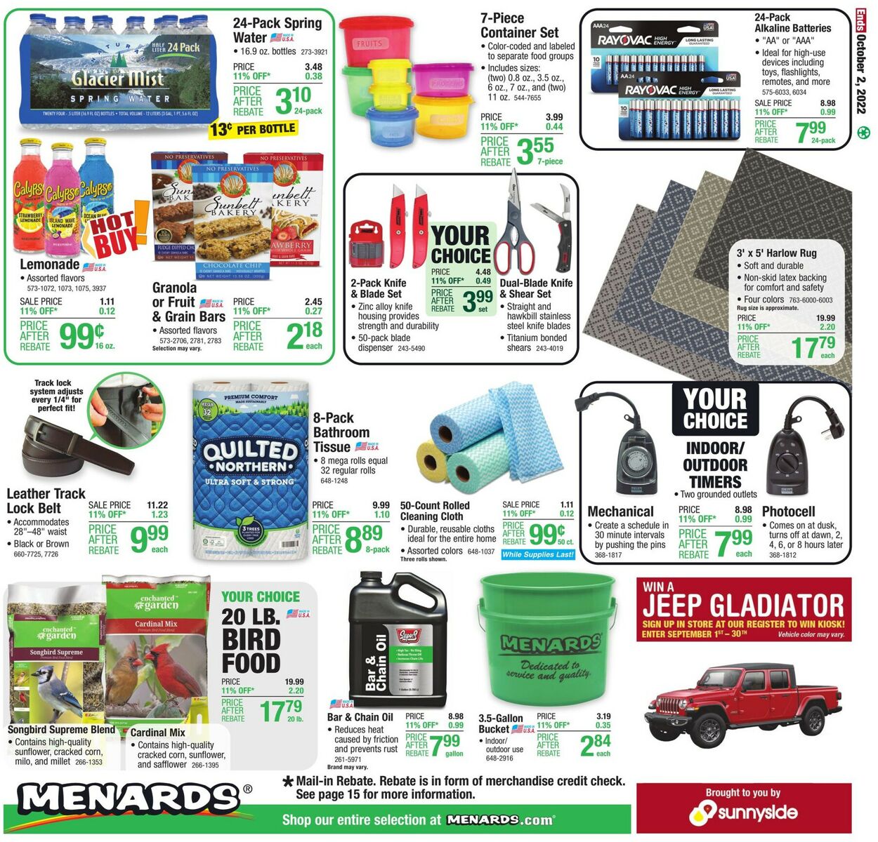 Menards Weekly Ad Circular - valid 09/22-10/02/2022 (Page 22)