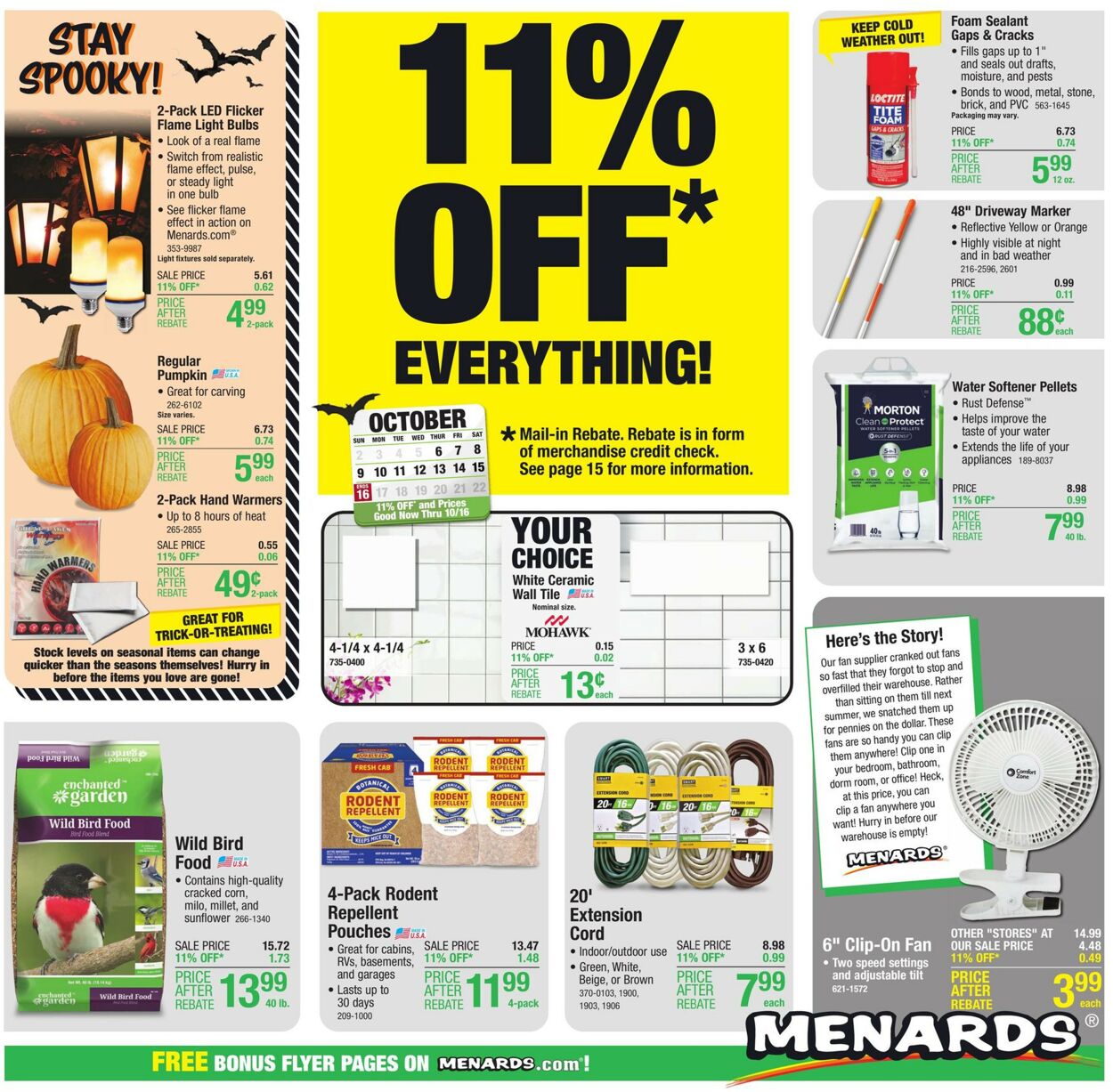 Menards Weekly Ad Circular - valid 10/06-10/16/2022