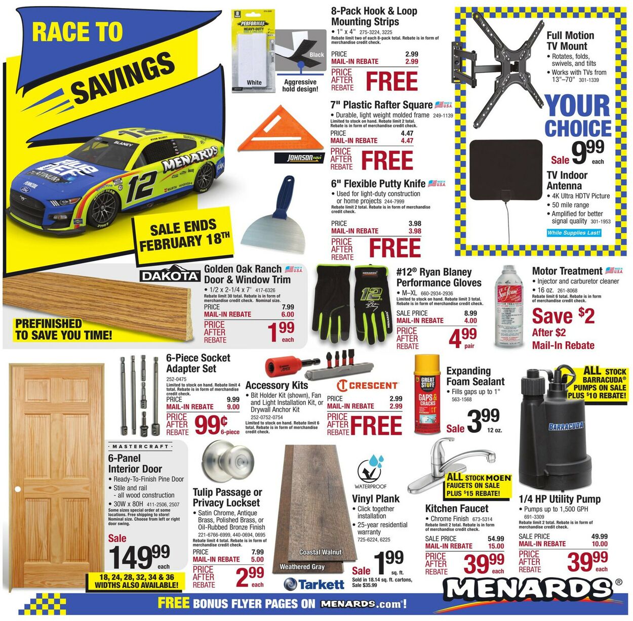 Menards Weekly Ad Circular - valid 02/08-02/18/2023
