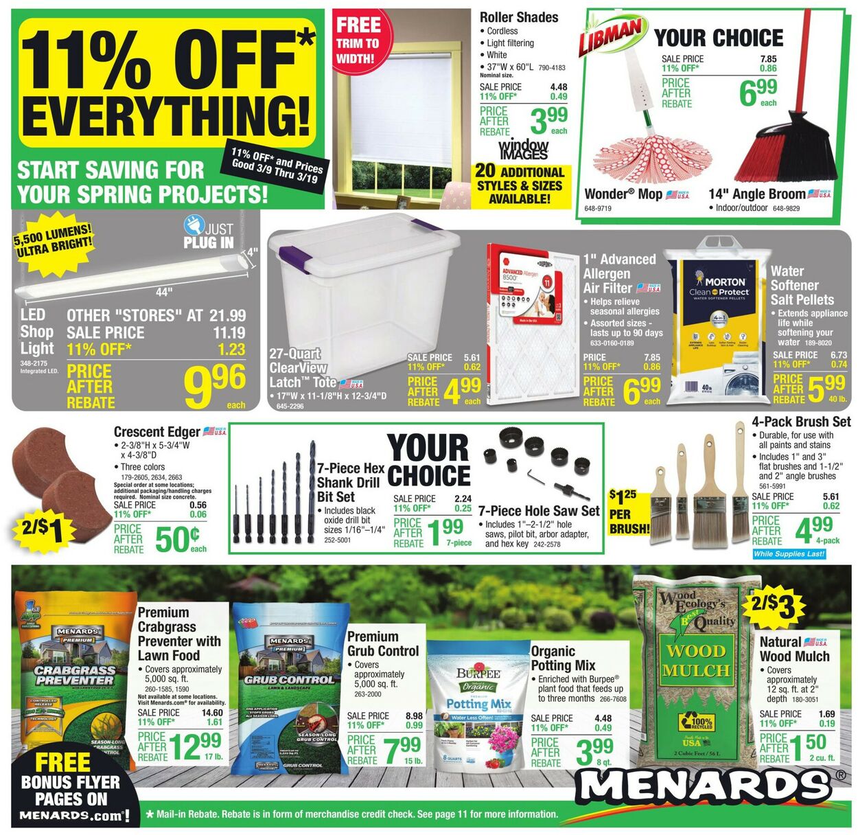 Menards Weekly Ad Circular - valid 03/09-03/19/2023
