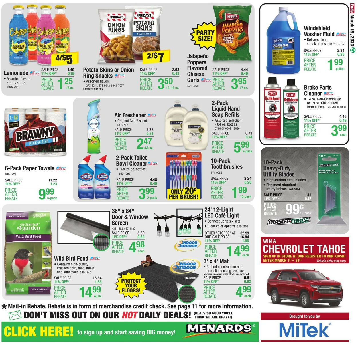 Menards Weekly Ad Circular - valid 03/09-03/19/2023 (Page 25)