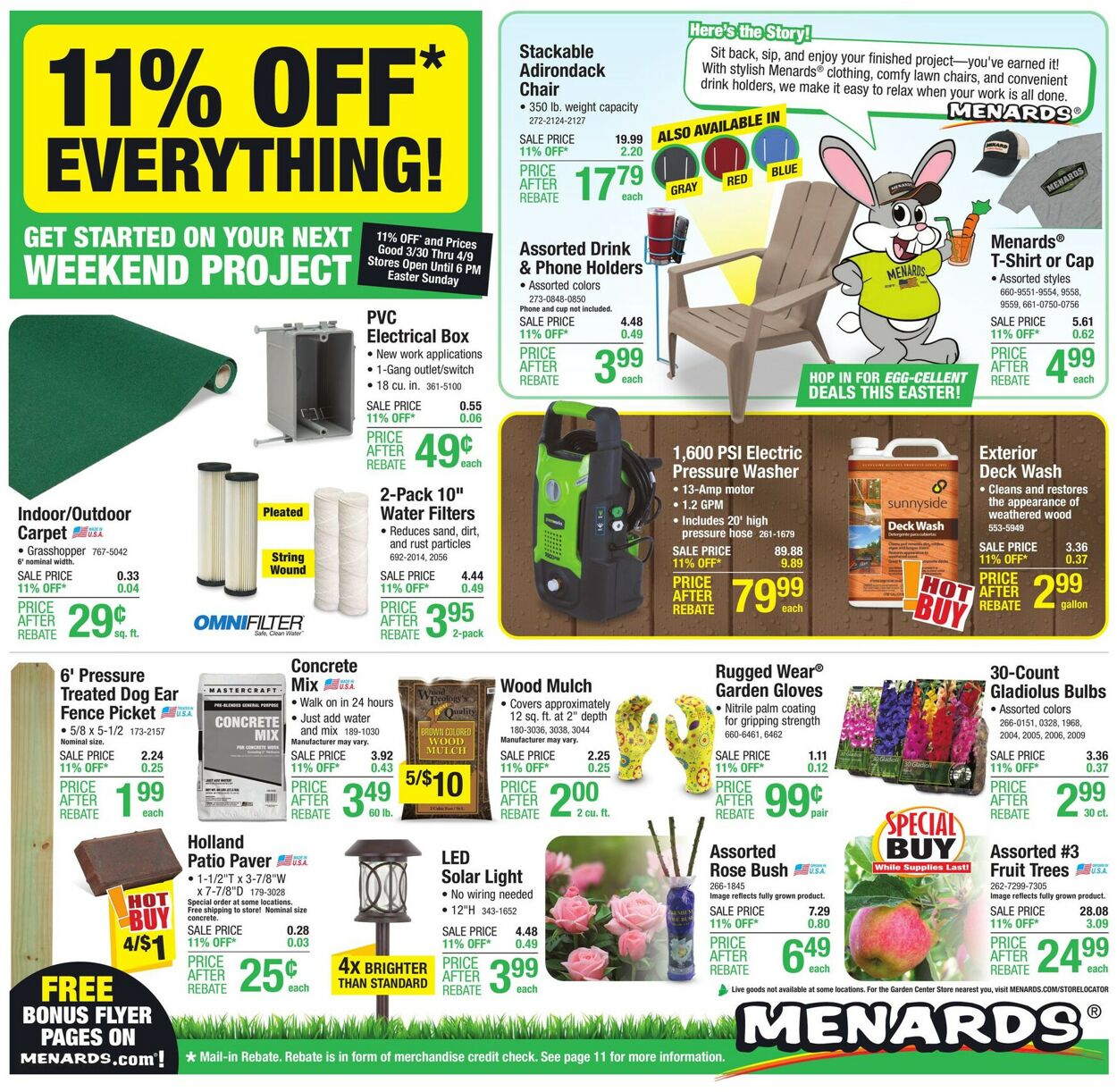 Menards Weekly Ad Circular - valid 03/29-04/09/2023