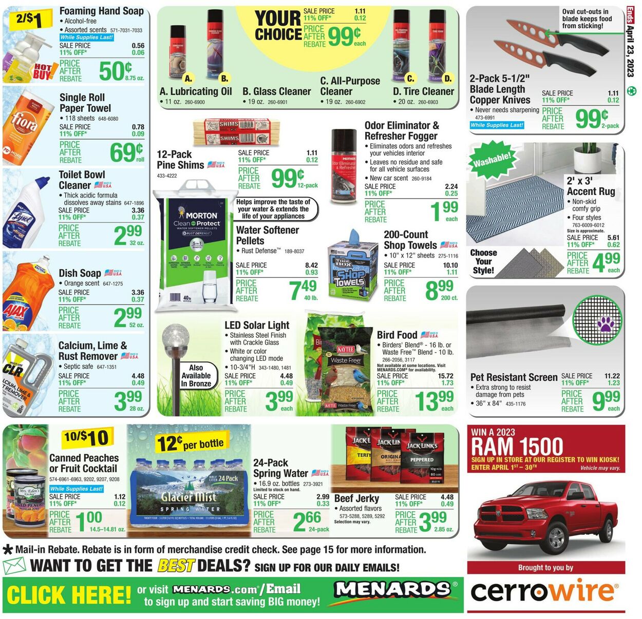 Menards Weekly Ad Circular - valid 04/12-04/23/2023 (Page 29)
