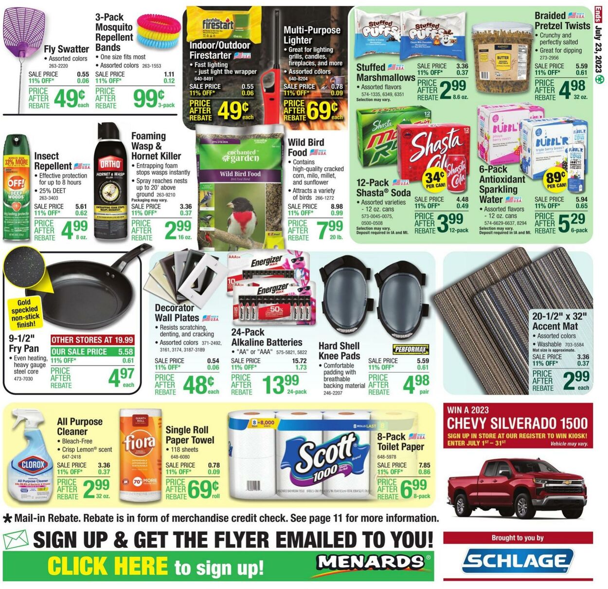 Menards Weekly Ad Circular - valid 07/13-07/23/2023 (Page 23)