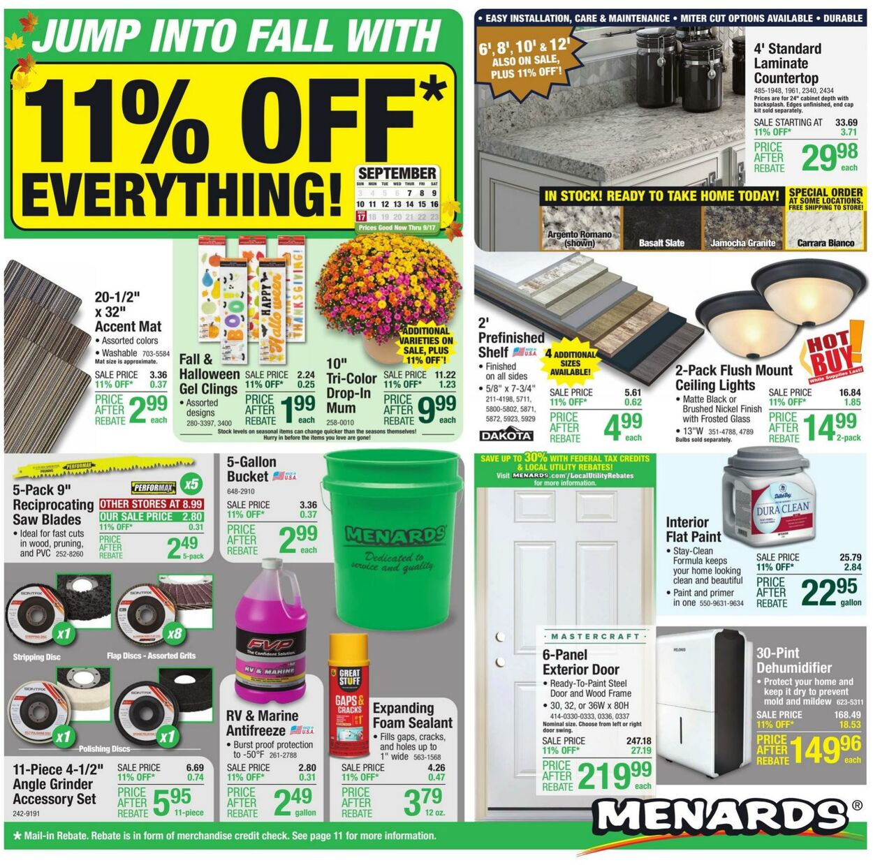 Menards Weekly Ad Circular - valid 09/07-09/17/2023