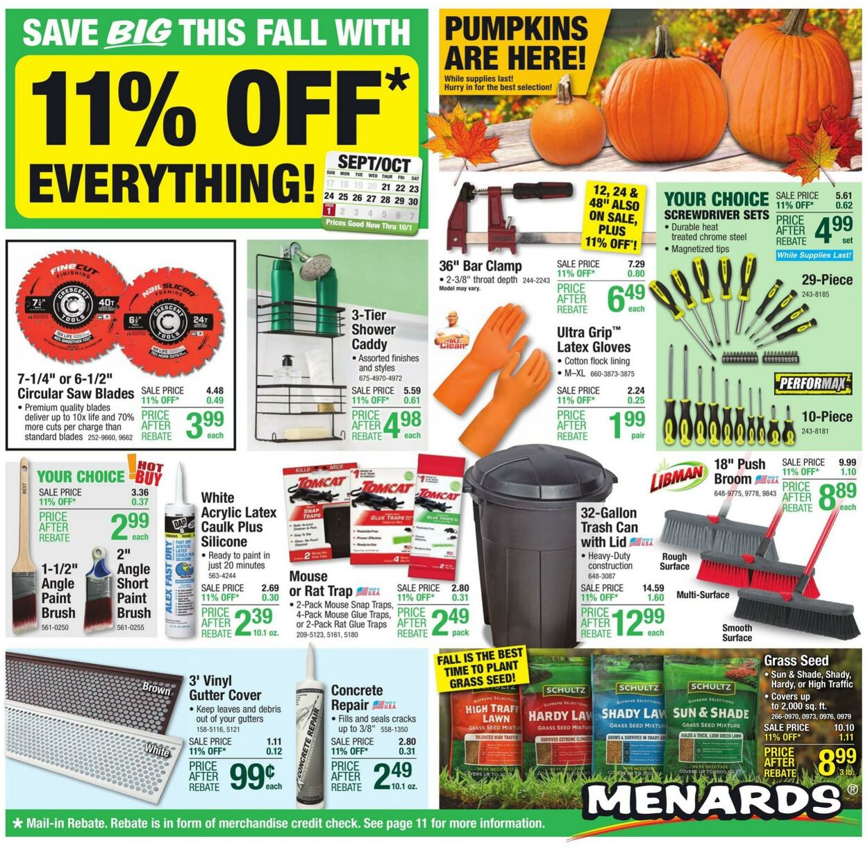 Menards Weekly Ad Circular - valid 09/21-10/01/2023