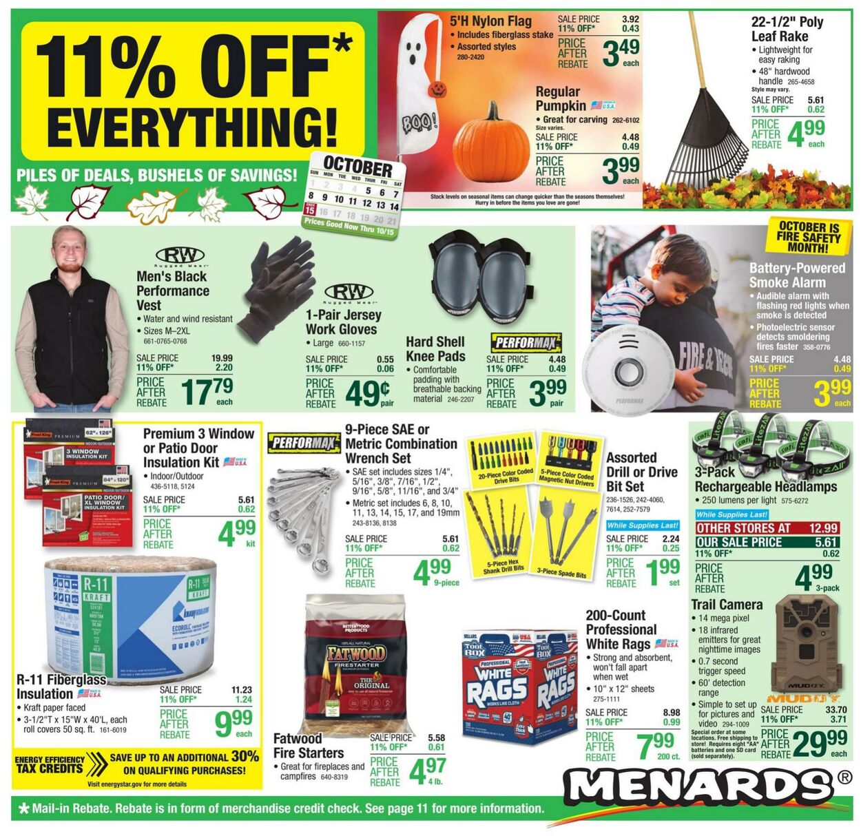 Menards Weekly Ad Circular - valid 10/05-10/15/2023