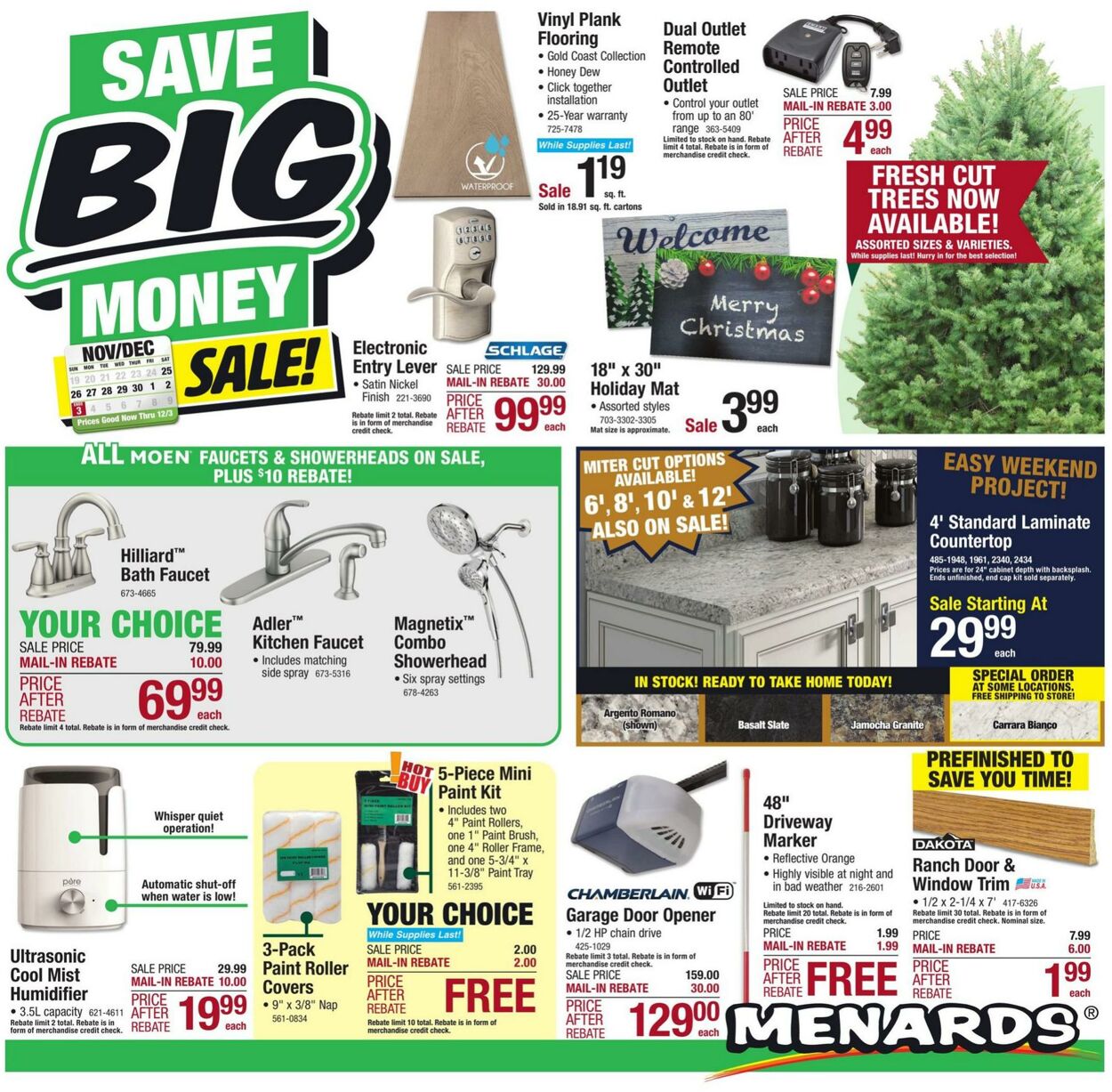 Menards Weekly Ad Circular - valid 11/24-12/03/2023