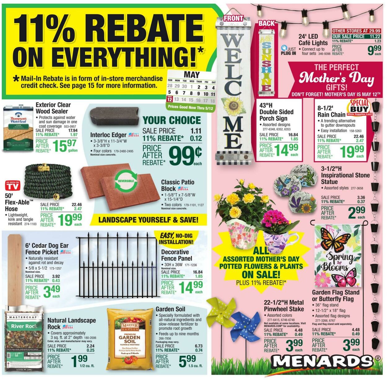 Menards Weekly Ad Circular - valid 05/02-05/12/2024
