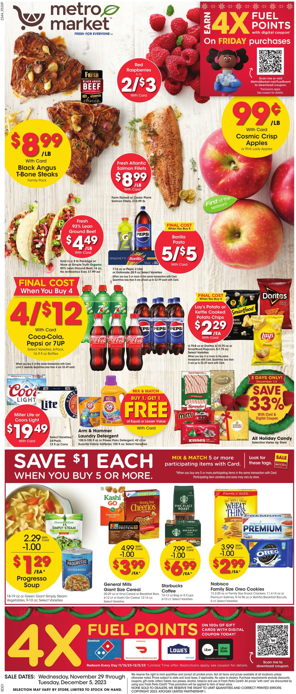 Metro Market Weekly Ad Circular - valid 11/29-12/05/2023
