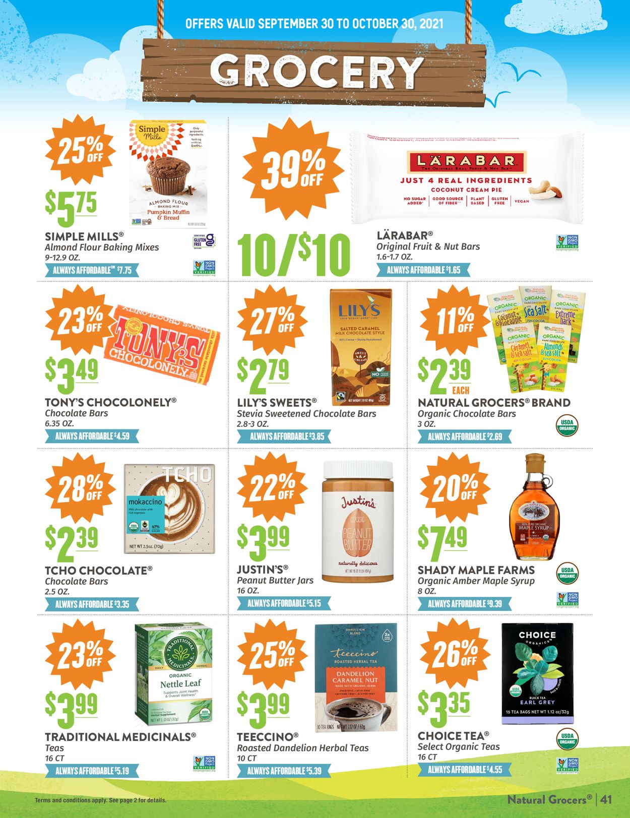 Natural Grocers Weekly Ad Circular - valid 09/30-10/31/2021 (Page 41)