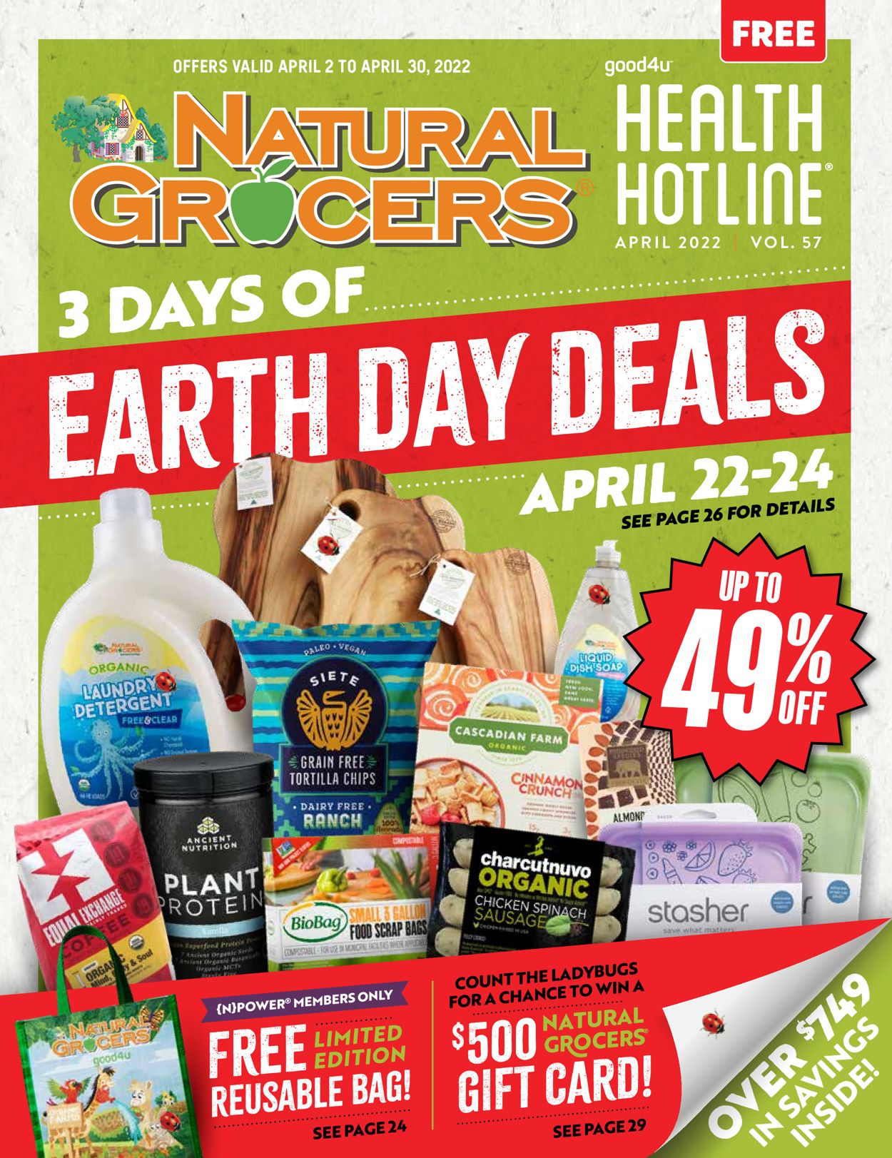 Natural Grocers Weekly Ad Circular - valid 04/02-04/30/2022