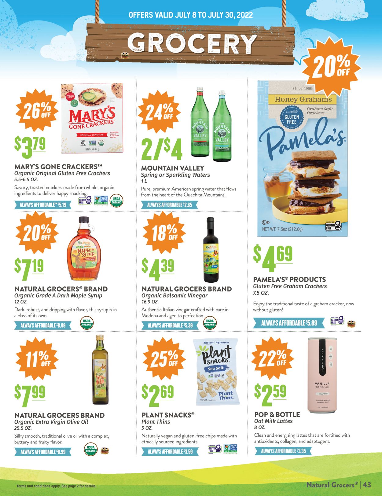 Natural Grocers Weekly Ad Circular - valid 07/08-07/30/2022 (Page 43)