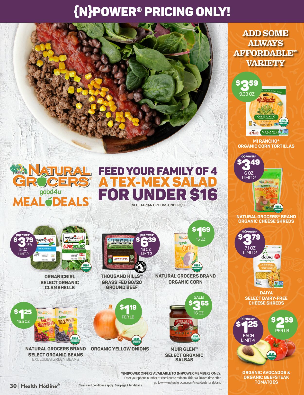 Natural Grocers Weekly Ad Circular - valid 09/09-09/30/2022 (Page 30)