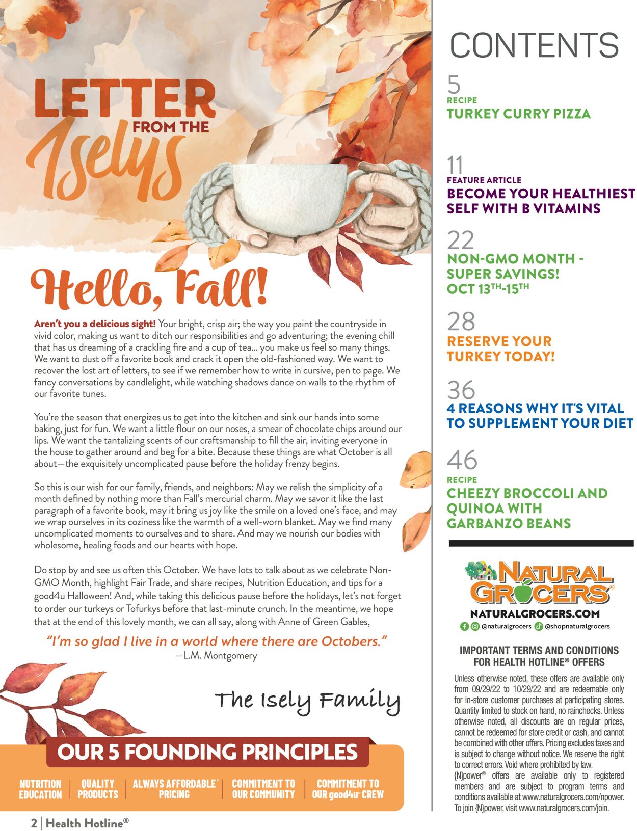 Natural Grocers Weekly Ad Circular - valid 09/29-10/29/2022 (Page 2)