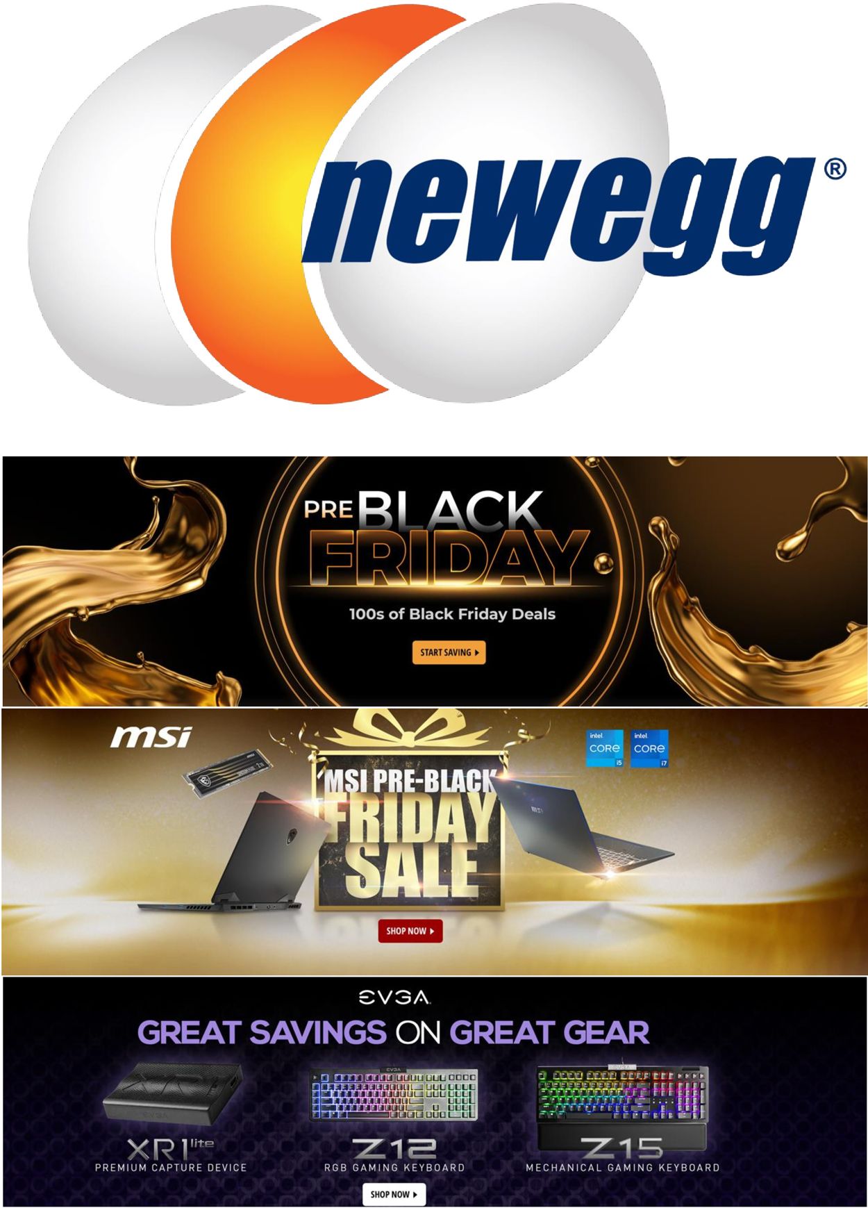 Newegg CYBER MONDAY 2021 Weekly Ad Circular - valid 11/16-11/30/2021