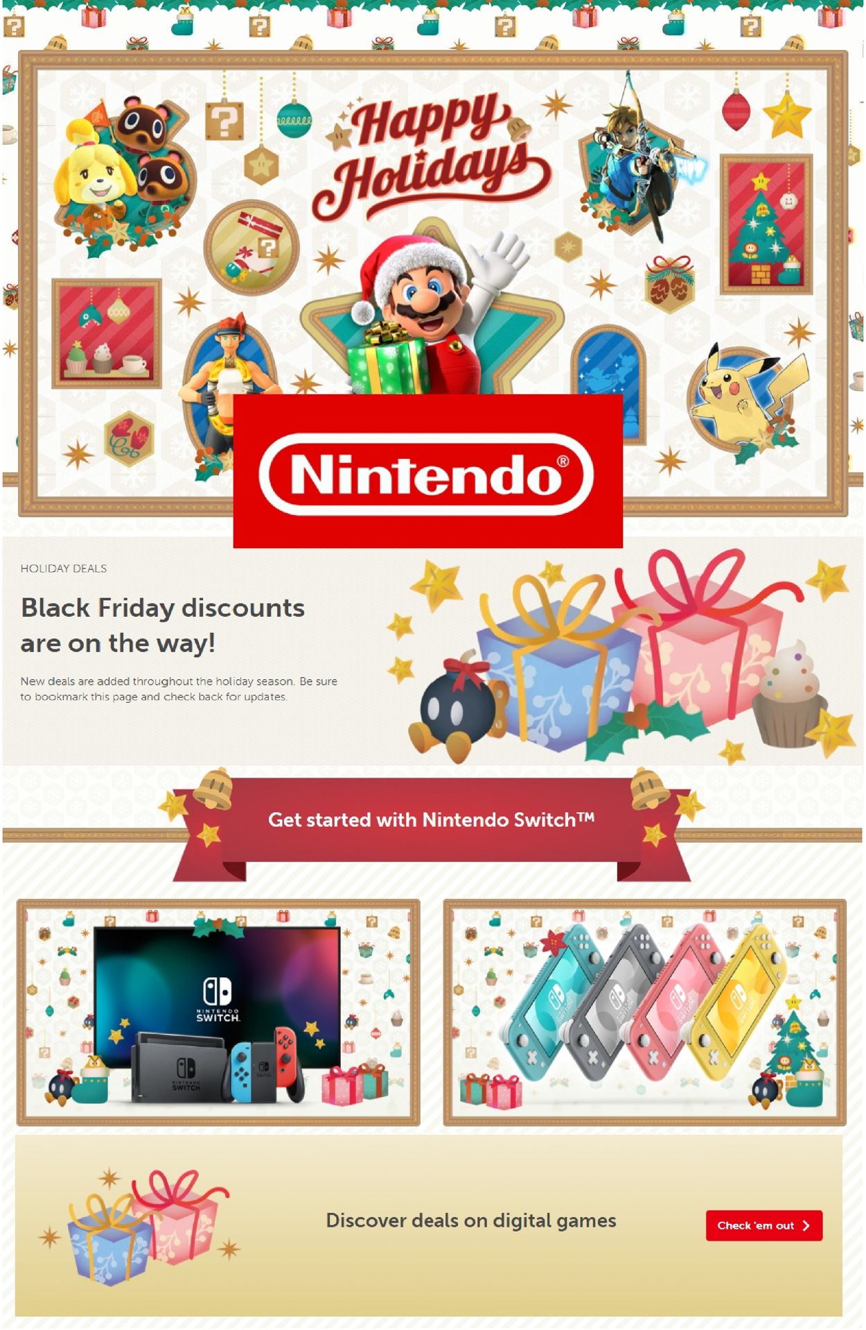 Nintendo Black Friday 2020 Weekly Ad Circular - valid 11/17-11/23/2020