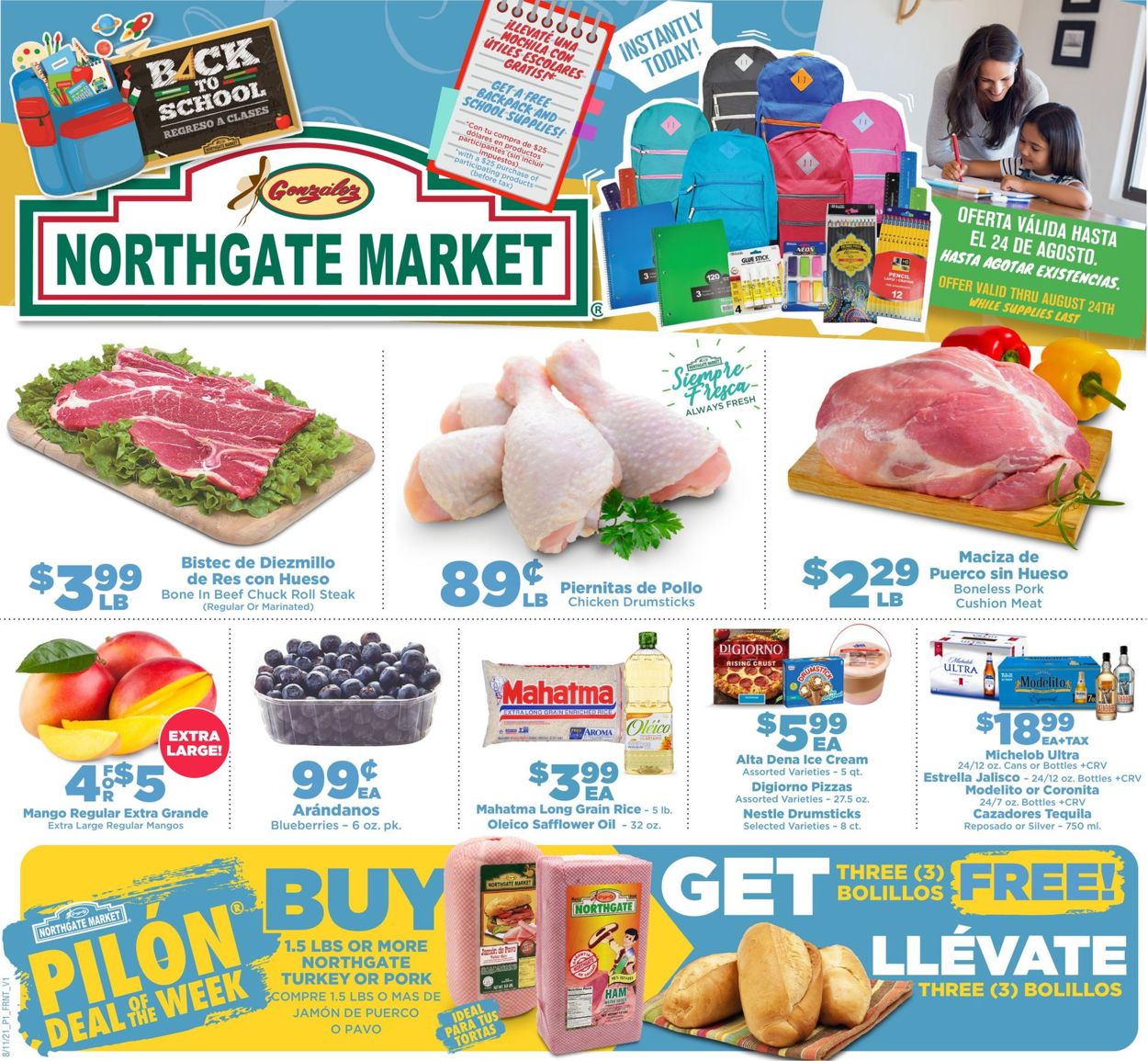 Northgate Market Weekly Ad Circular - valid 08/11-08/17/2021